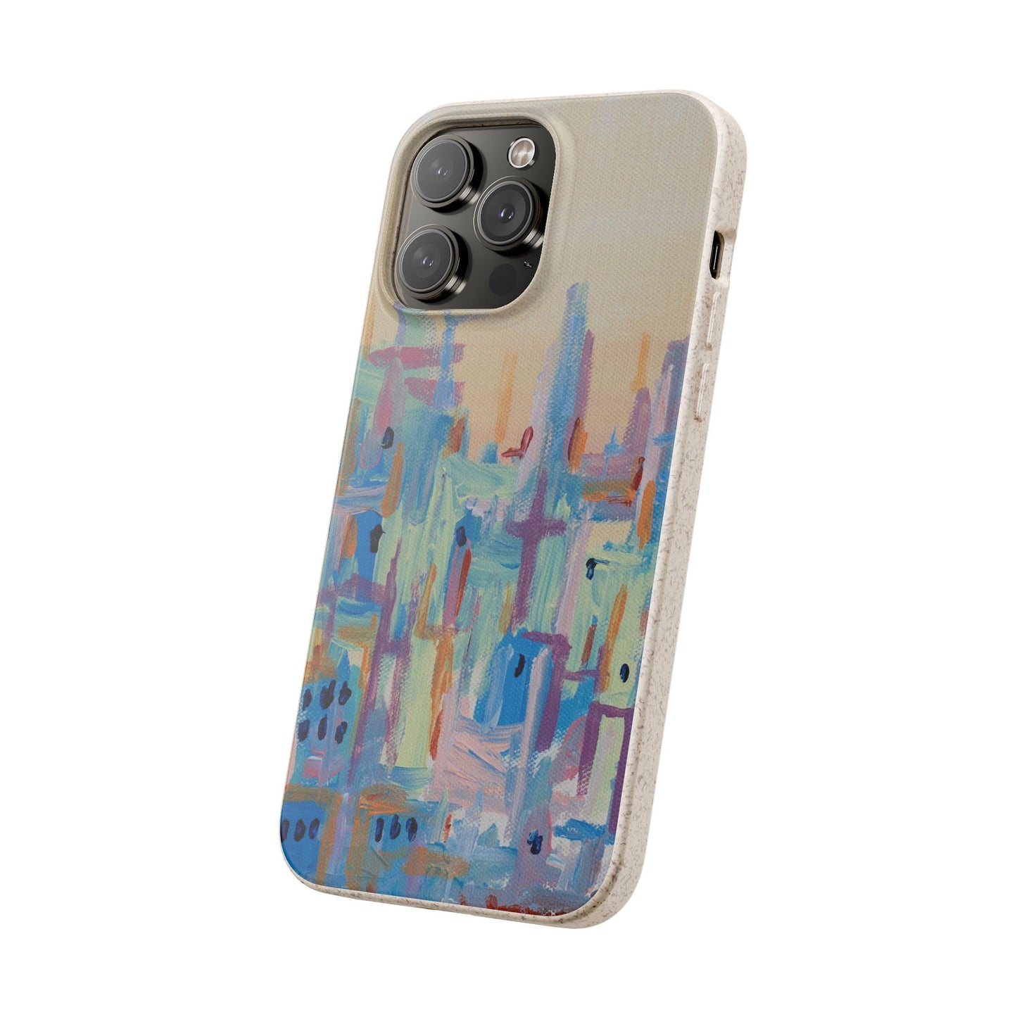 Biodegradable Phone Case - Pastel Abstract Impressionist Art