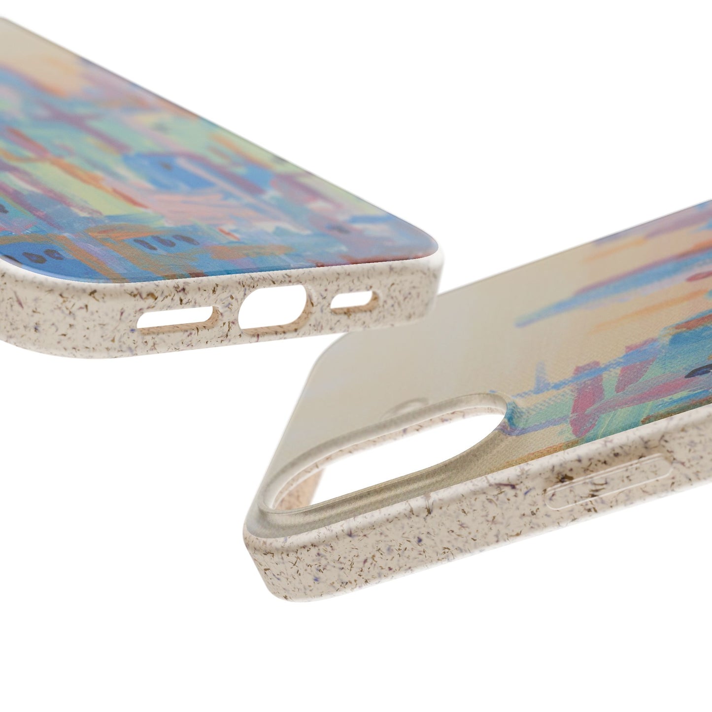 Biodegradable Phone Case - Pastel Abstract Impressionist Art
