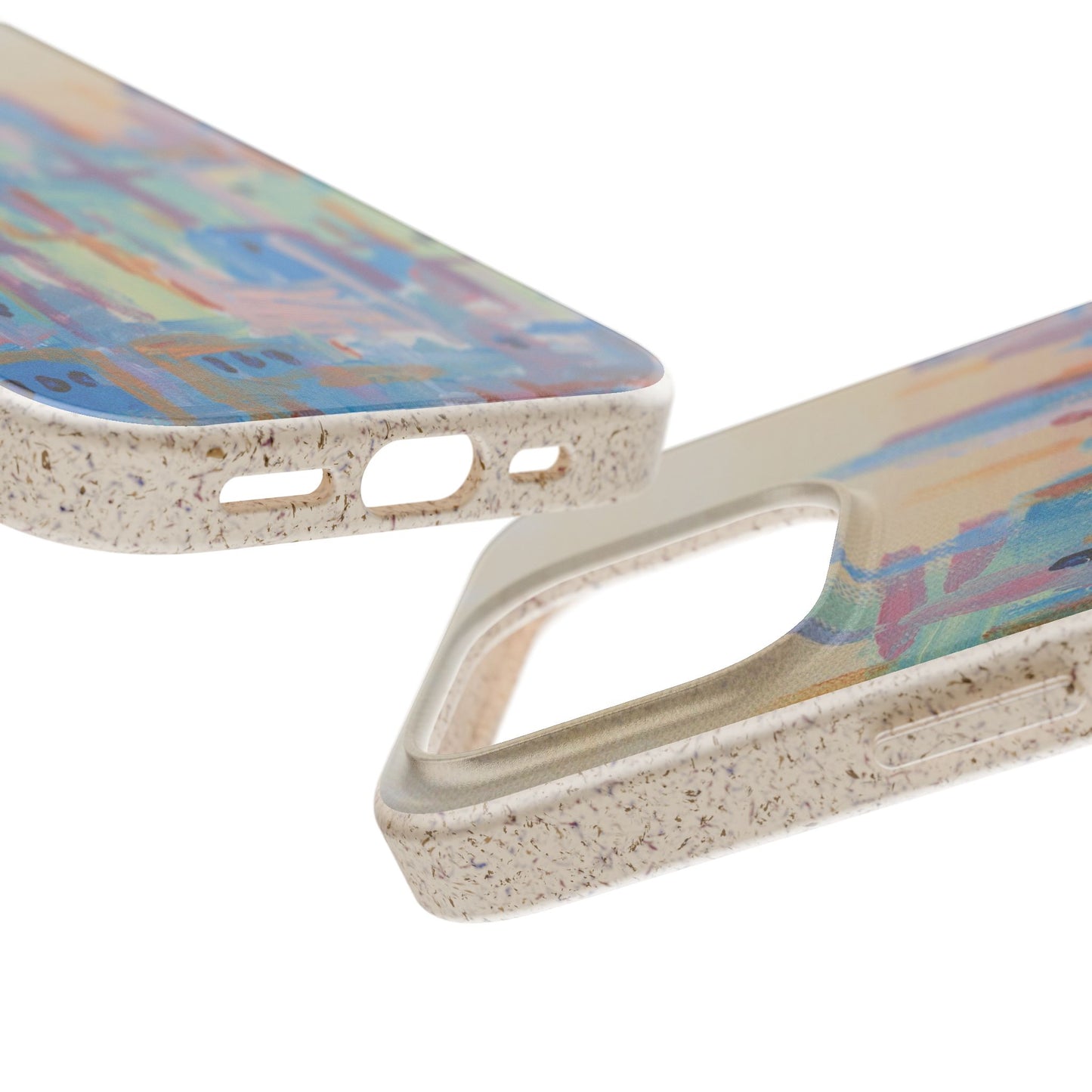 Biodegradable Phone Case - Pastel Abstract Impressionist Art