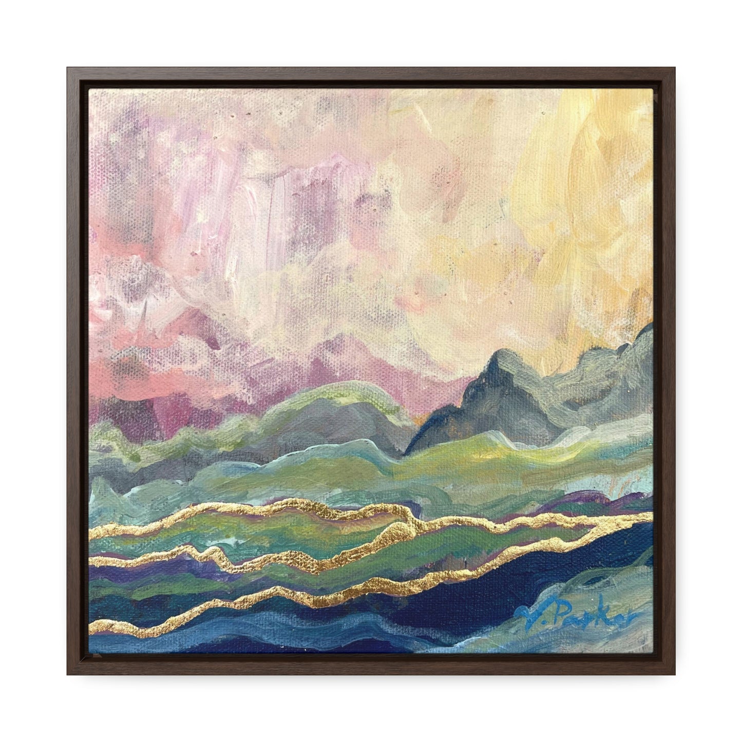 framed canvas print | ichor lands | tourmaline ice