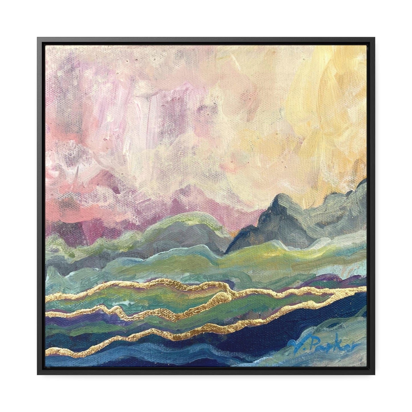 framed canvas print | ichor lands | tourmaline ice