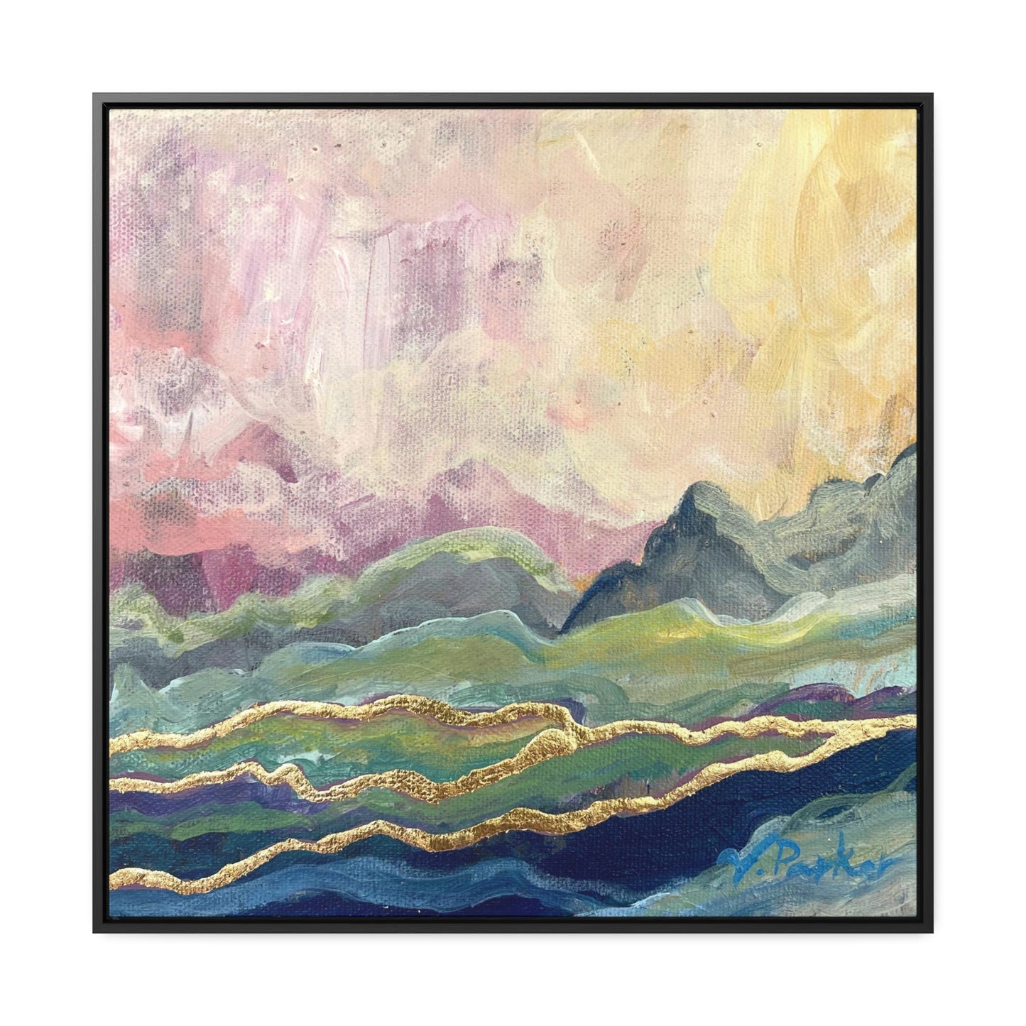 framed canvas print | ichor lands | tourmaline ice