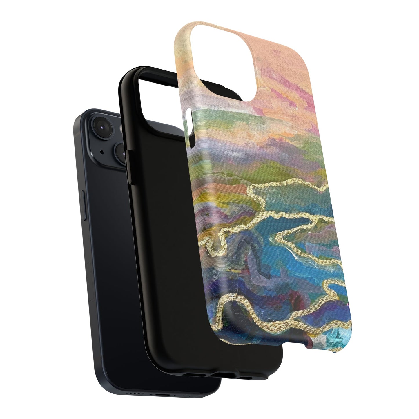 Tough Magnetic Cases - Impressionist Abstract Painted Canvas Design
