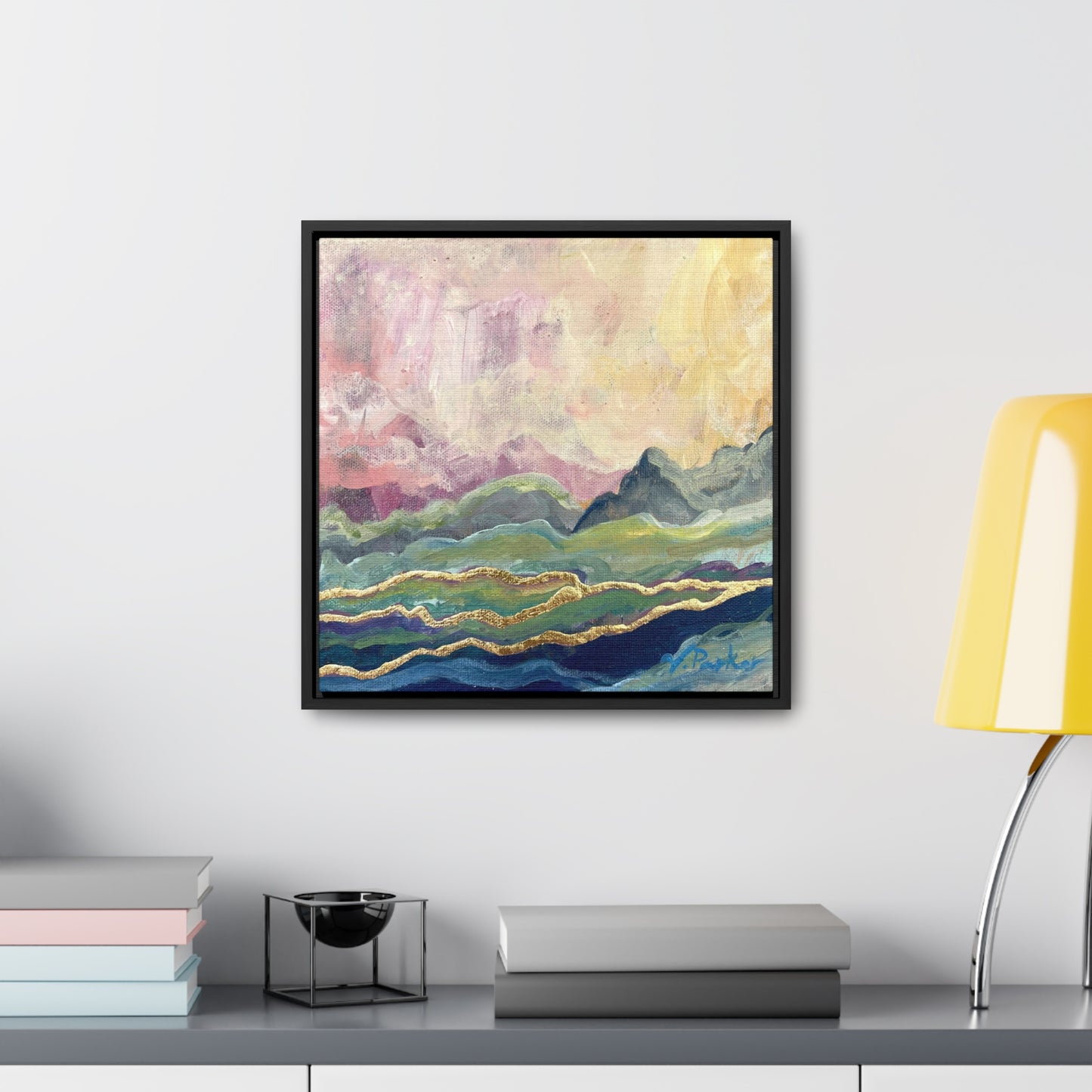 framed canvas print | ichor lands | tourmaline ice