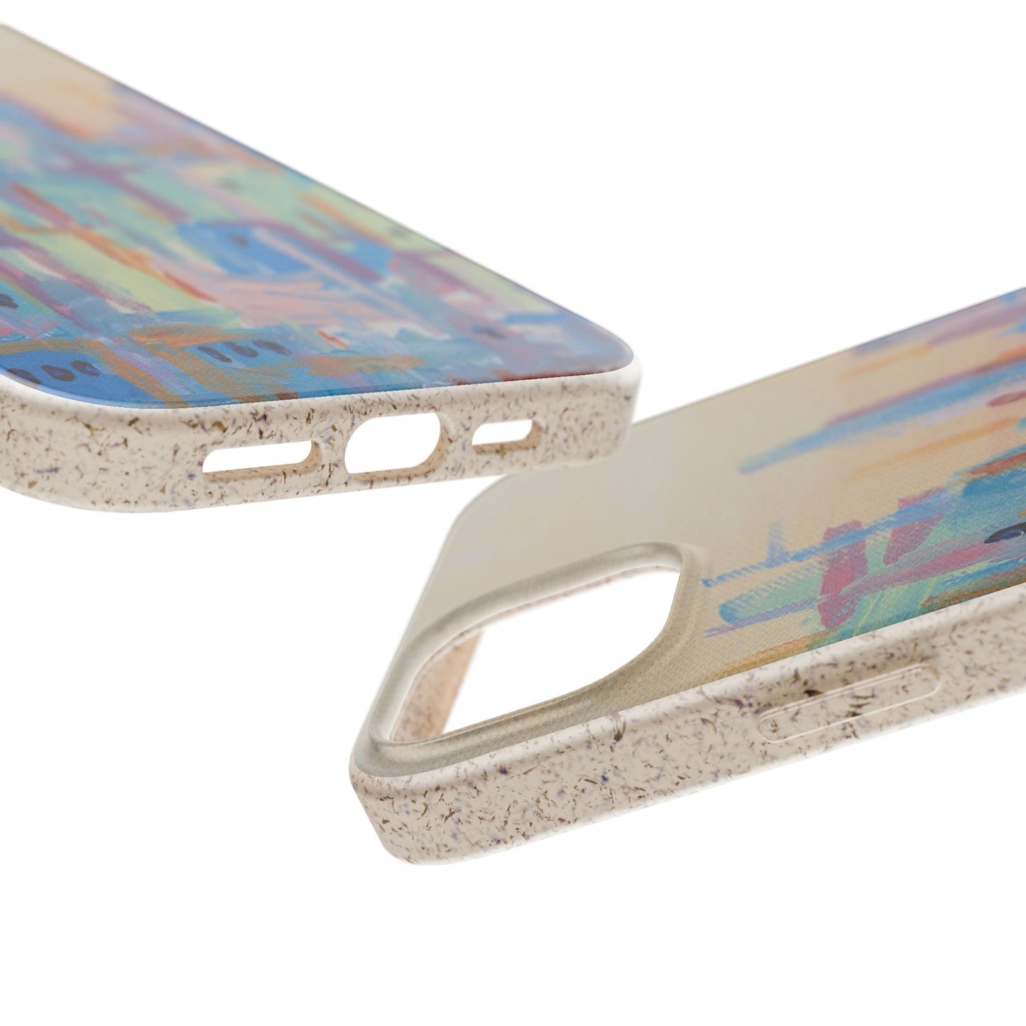 Biodegradable Phone Case - Pastel Abstract Impressionist Art