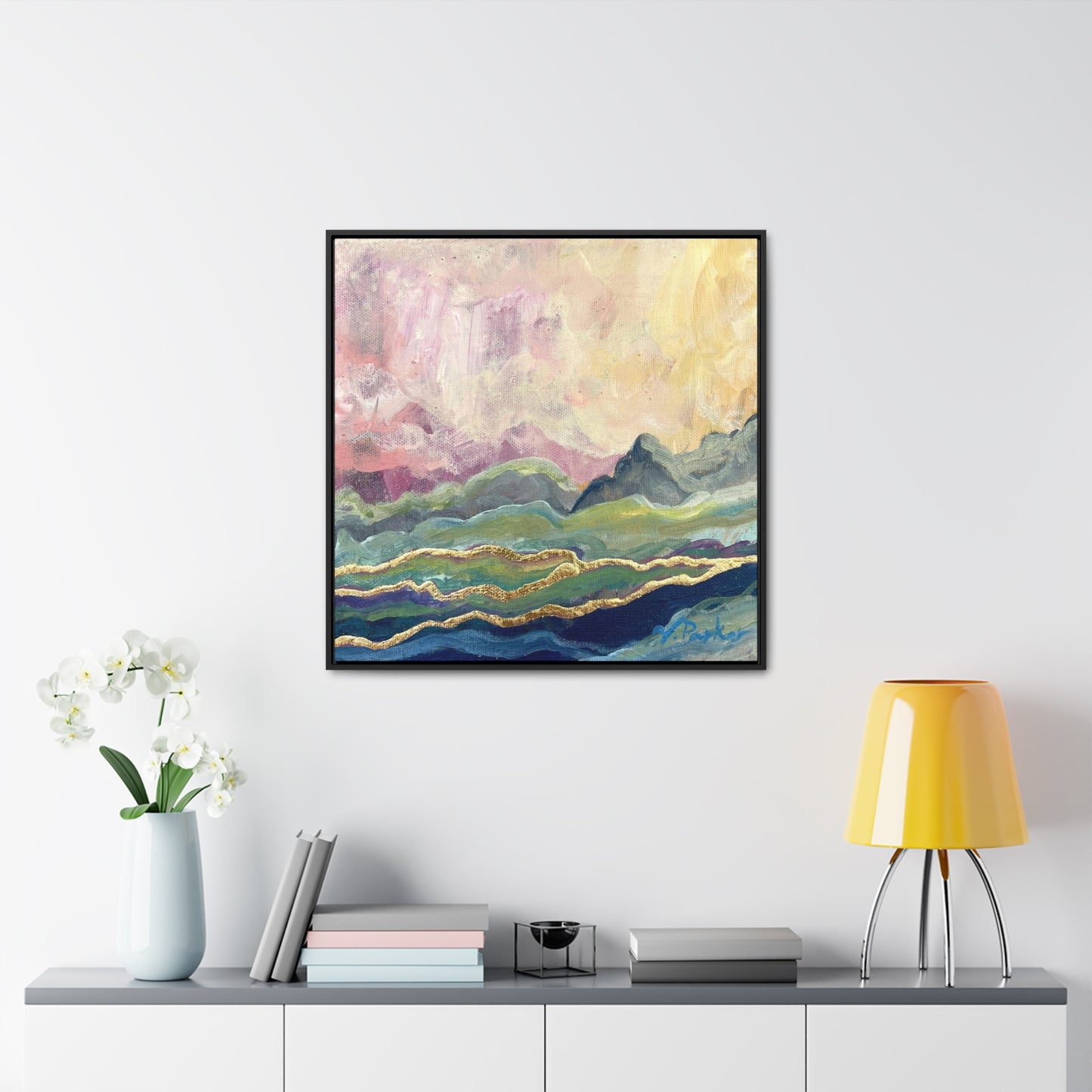 framed canvas print | ichor lands | tourmaline ice