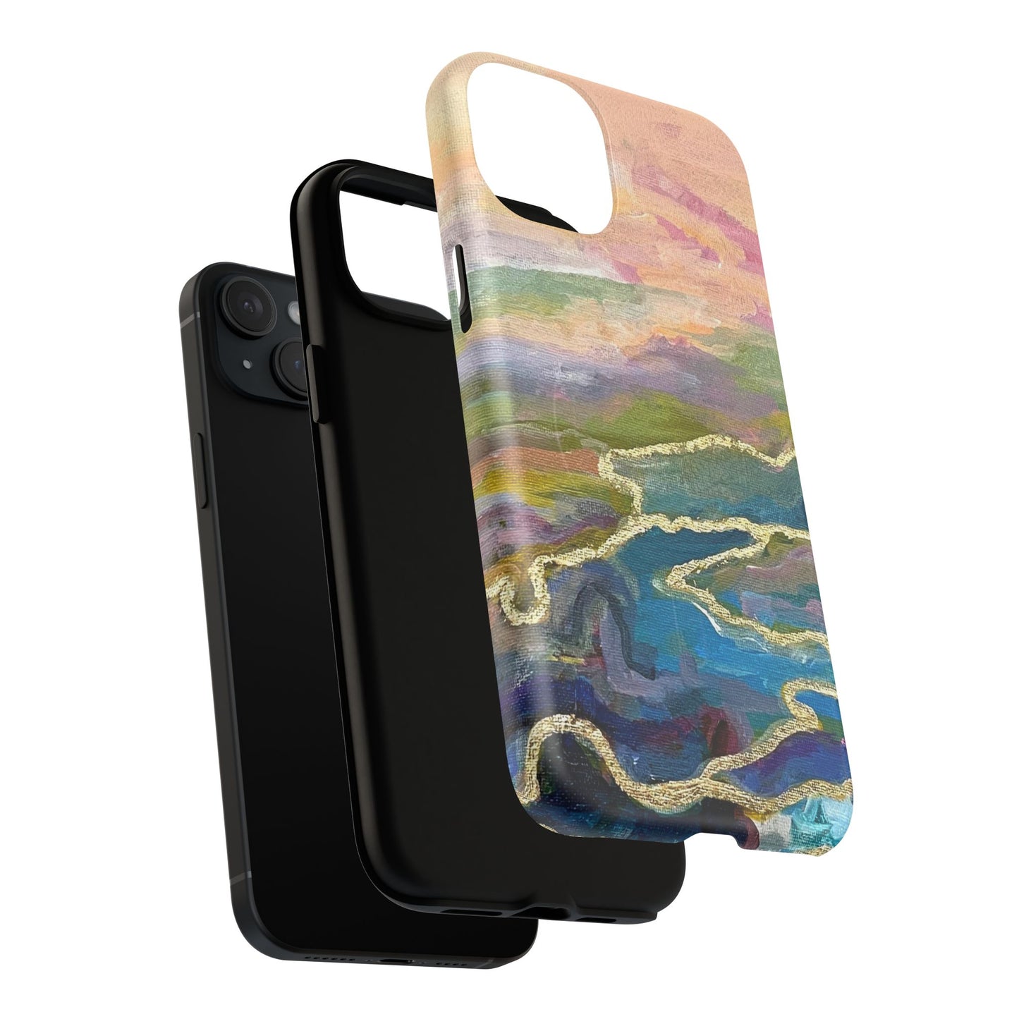 Tough Magnetic Cases - Impressionist Abstract Painted Canvas Design