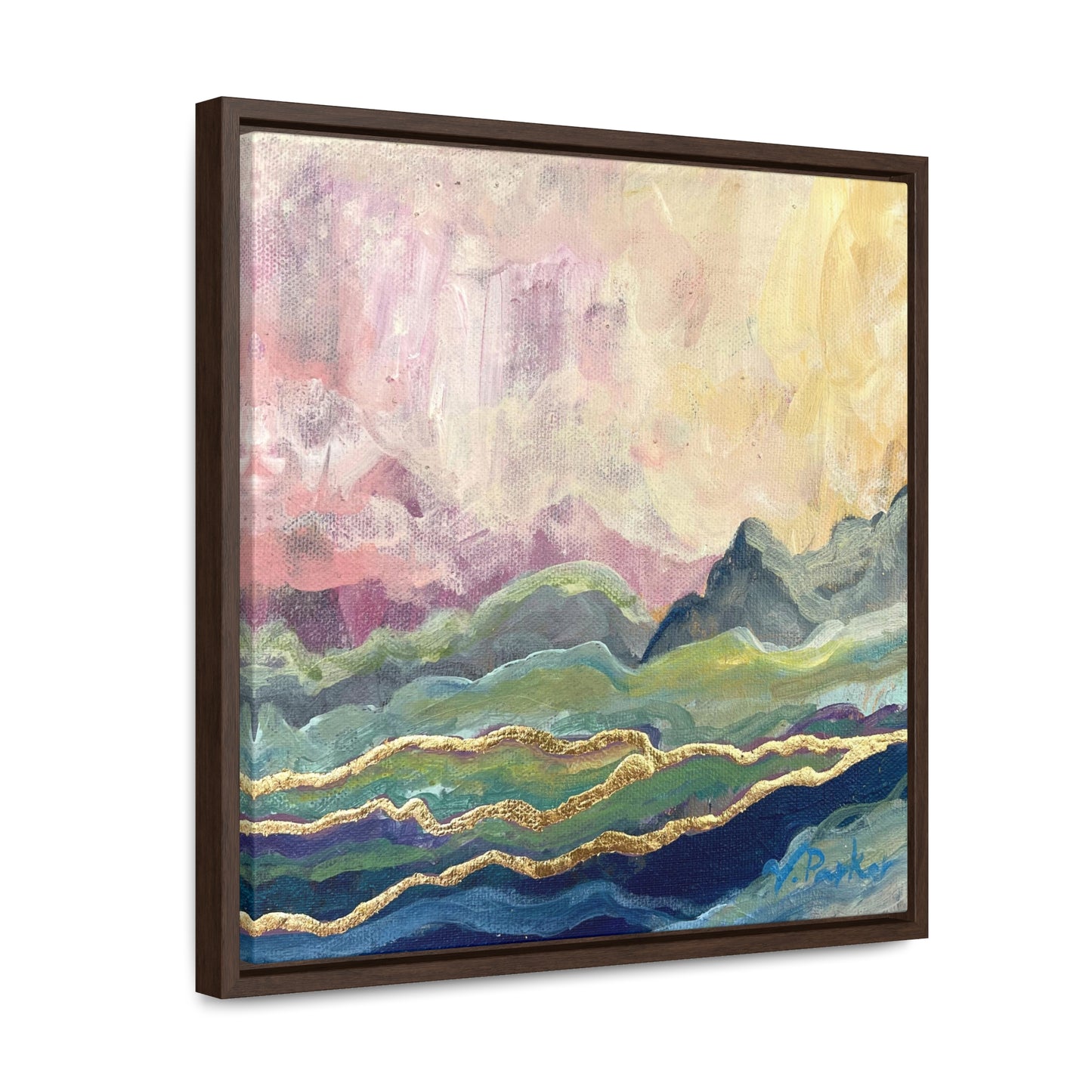 framed canvas print | ichor lands | tourmaline ice