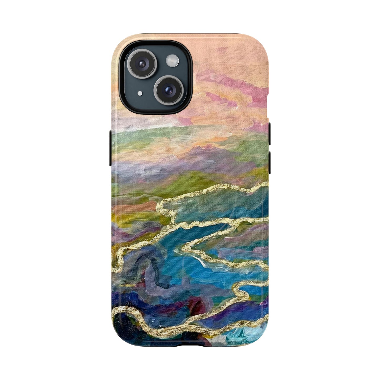 Tough Magnetic Cases - Impressionist Abstract Painted Canvas Design