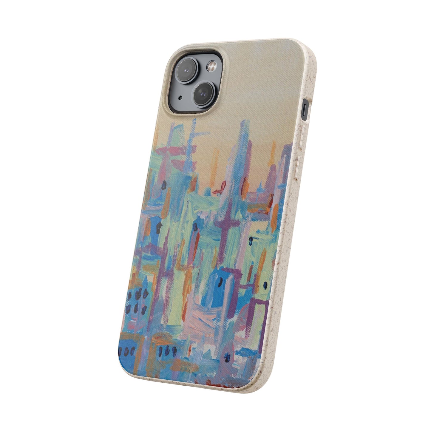 Biodegradable Phone Case - Pastel Abstract Impressionist Art