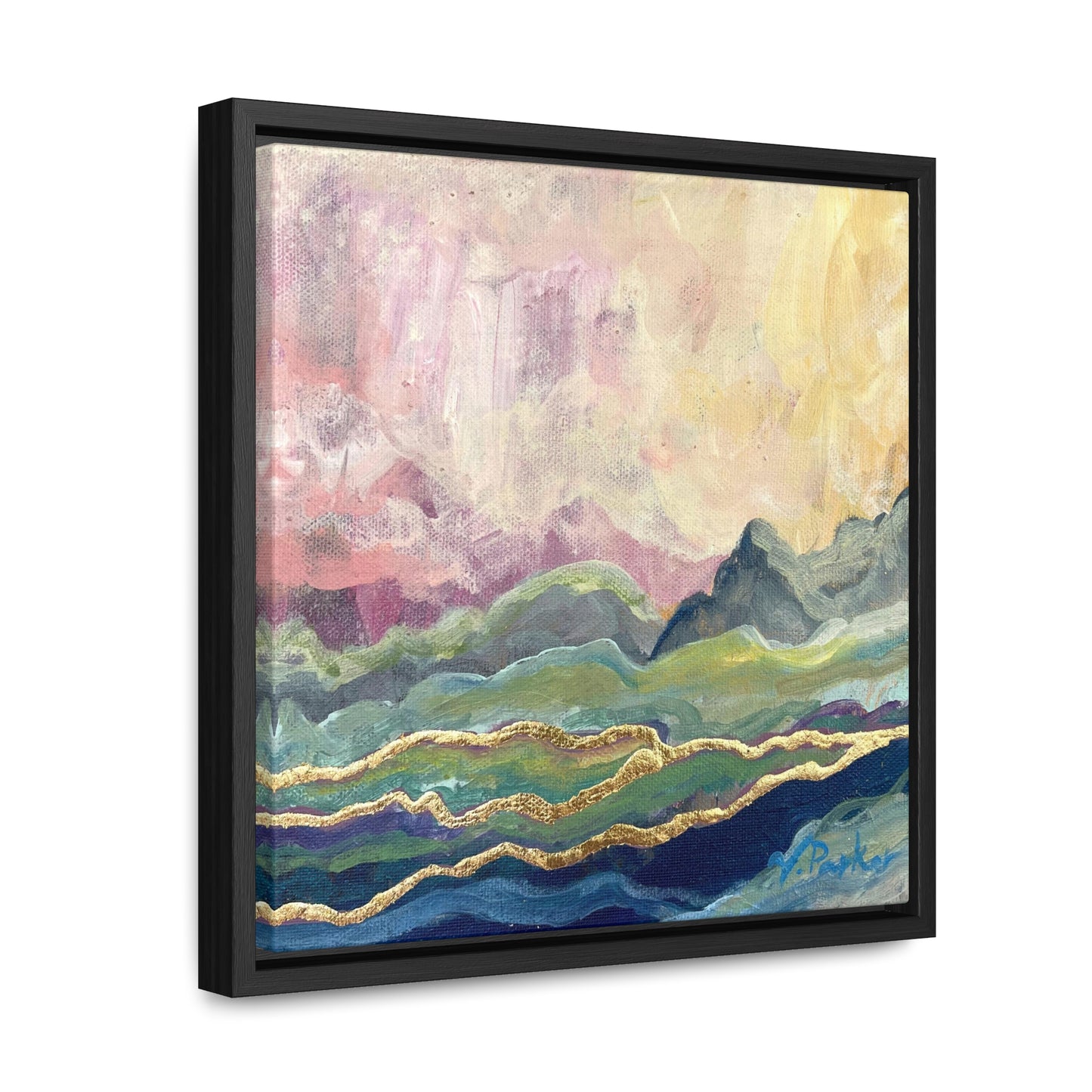framed canvas print | ichor lands | tourmaline ice