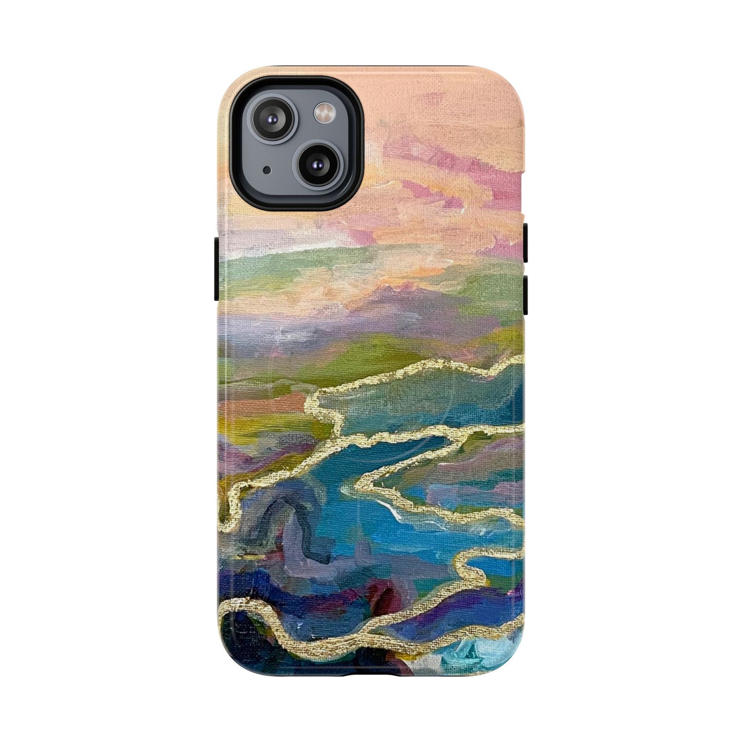 Tough Magnetic Cases - Impressionist Abstract Painted Canvas Design