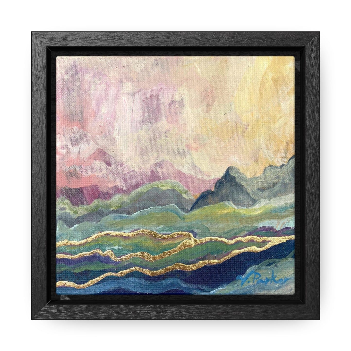 framed canvas print | ichor lands | tourmaline ice
