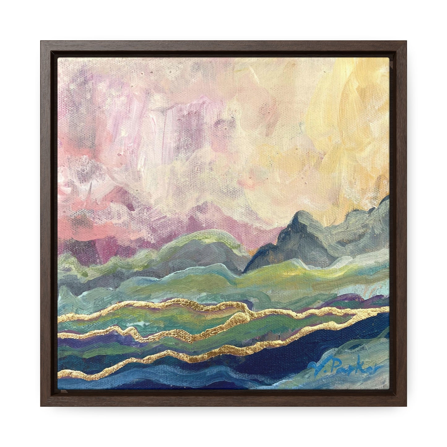 framed canvas print | ichor lands | tourmaline ice