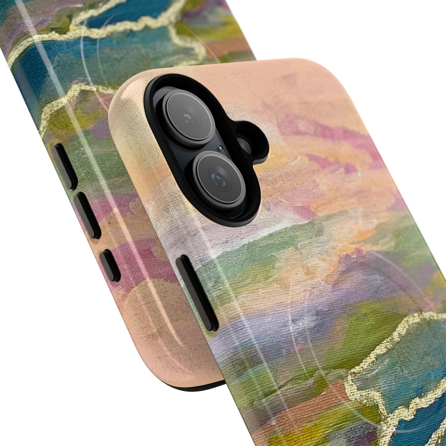 Tough Magnetic Cases - Impressionist Abstract Painted Canvas Design