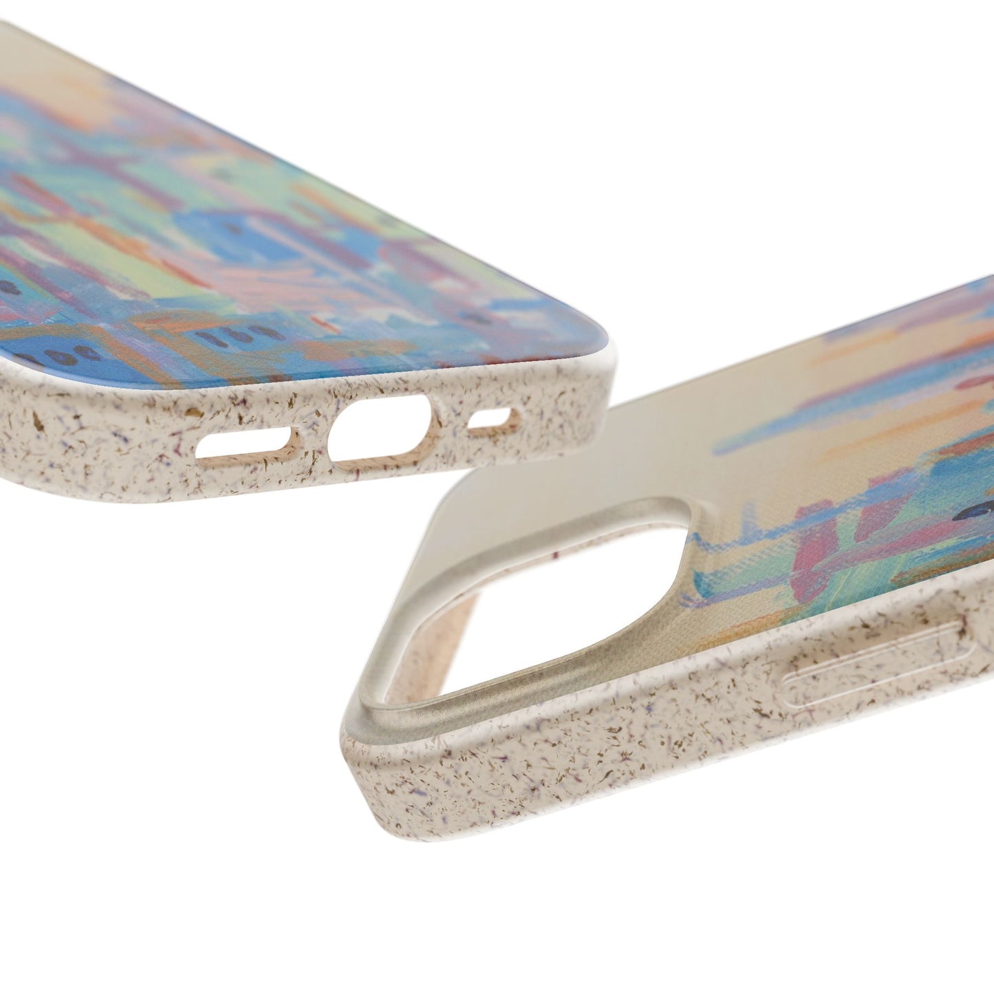 Biodegradable Phone Case - Pastel Abstract Impressionist Art
