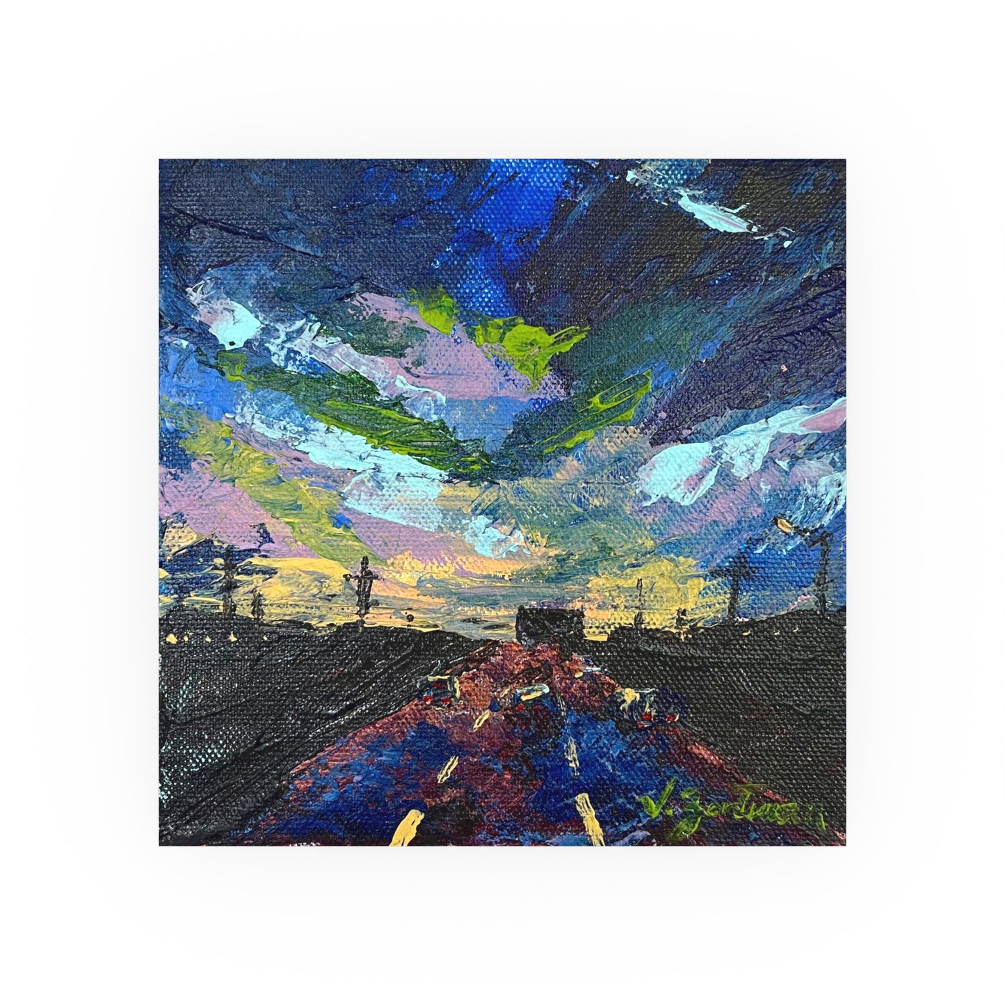print | dusk roadtrip
