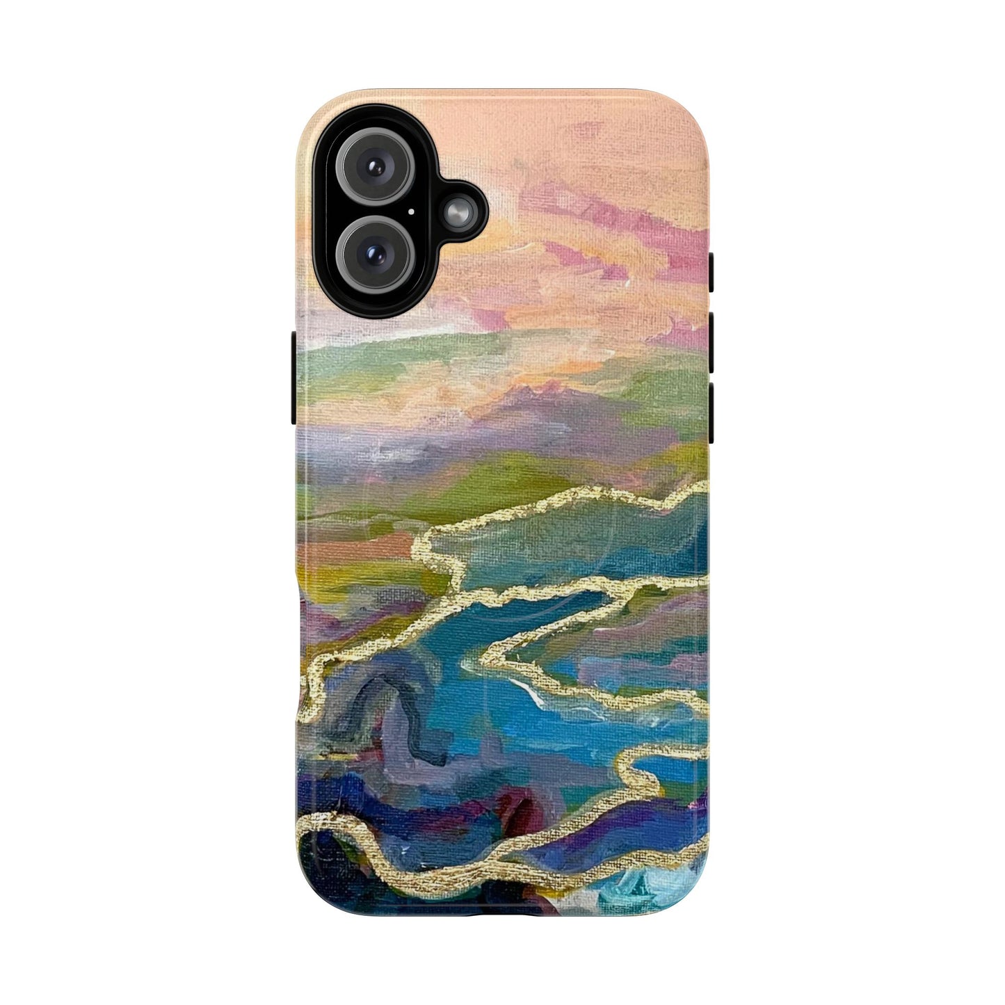 Tough Magnetic Cases - Impressionist Abstract Painted Canvas Design