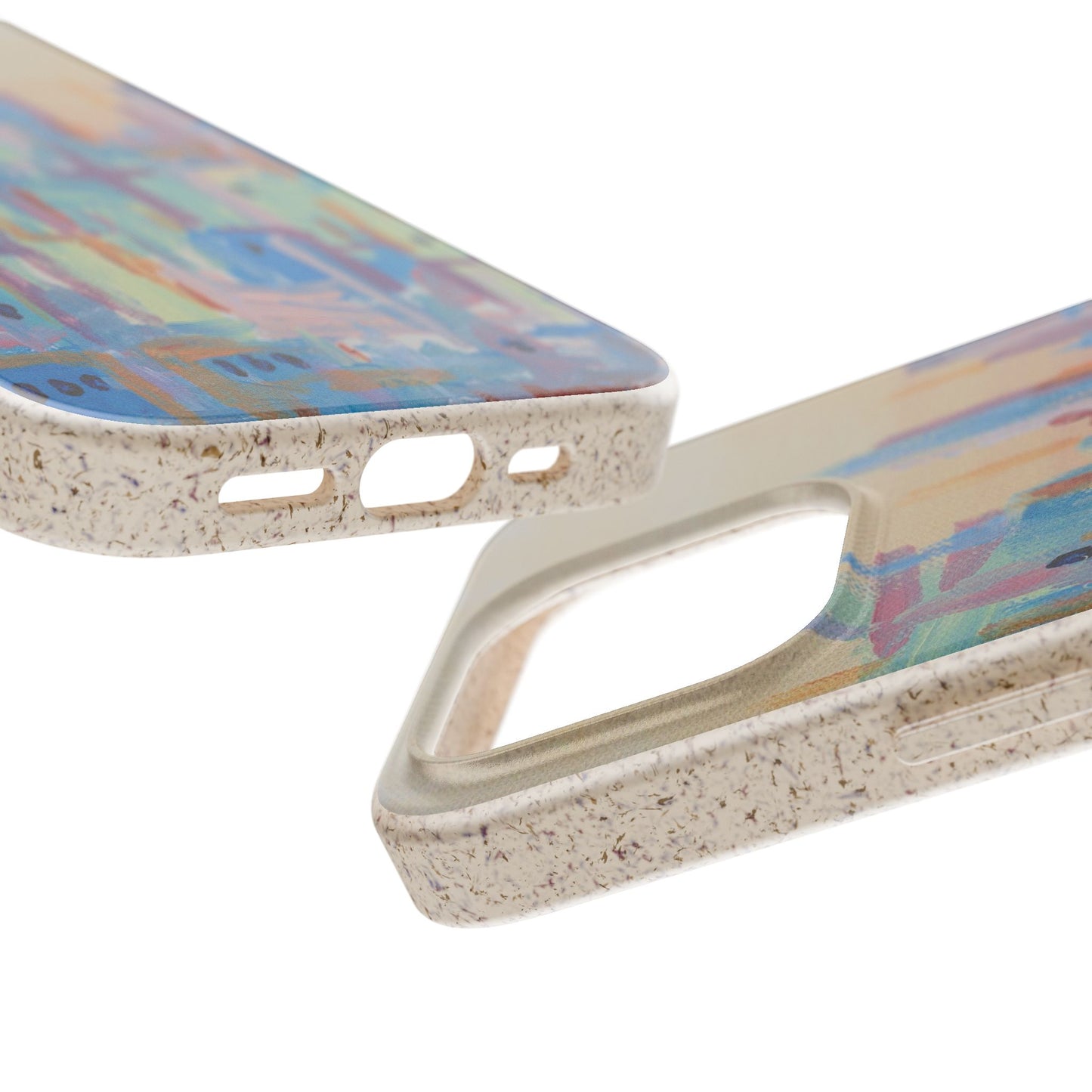 Biodegradable Phone Case - Pastel Abstract Impressionist Art
