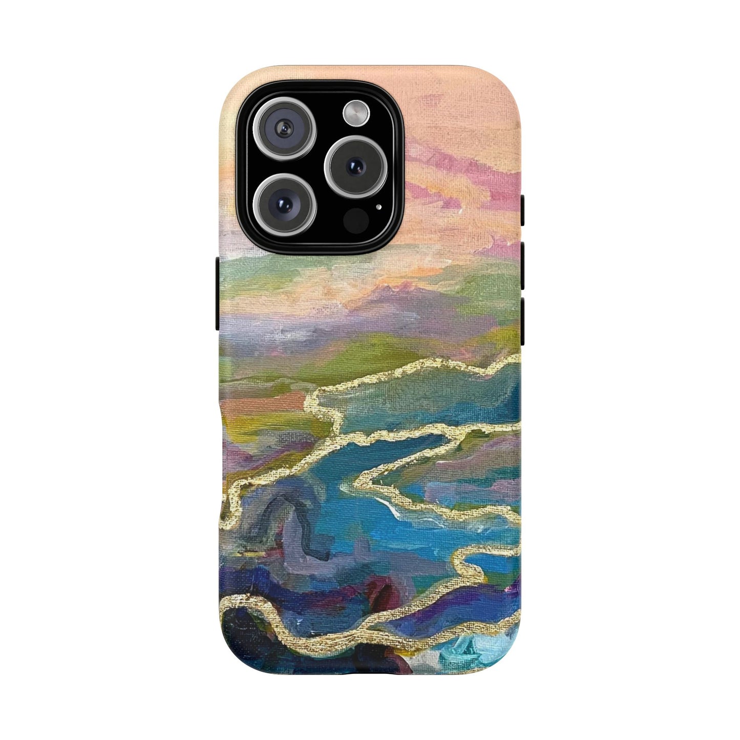 Tough Magnetic Cases - Impressionist Abstract Painted Canvas Design