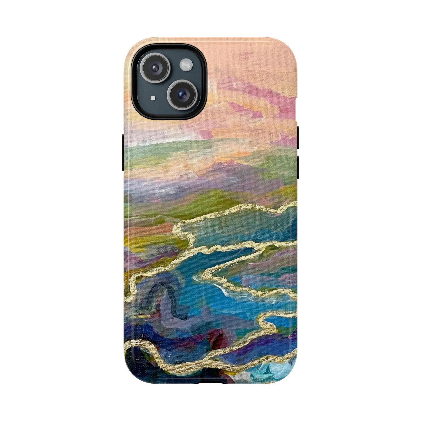Tough Magnetic Cases - Impressionist Abstract Painted Canvas Design