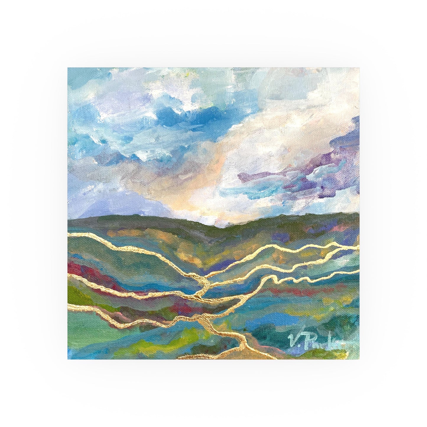 print | valley rays