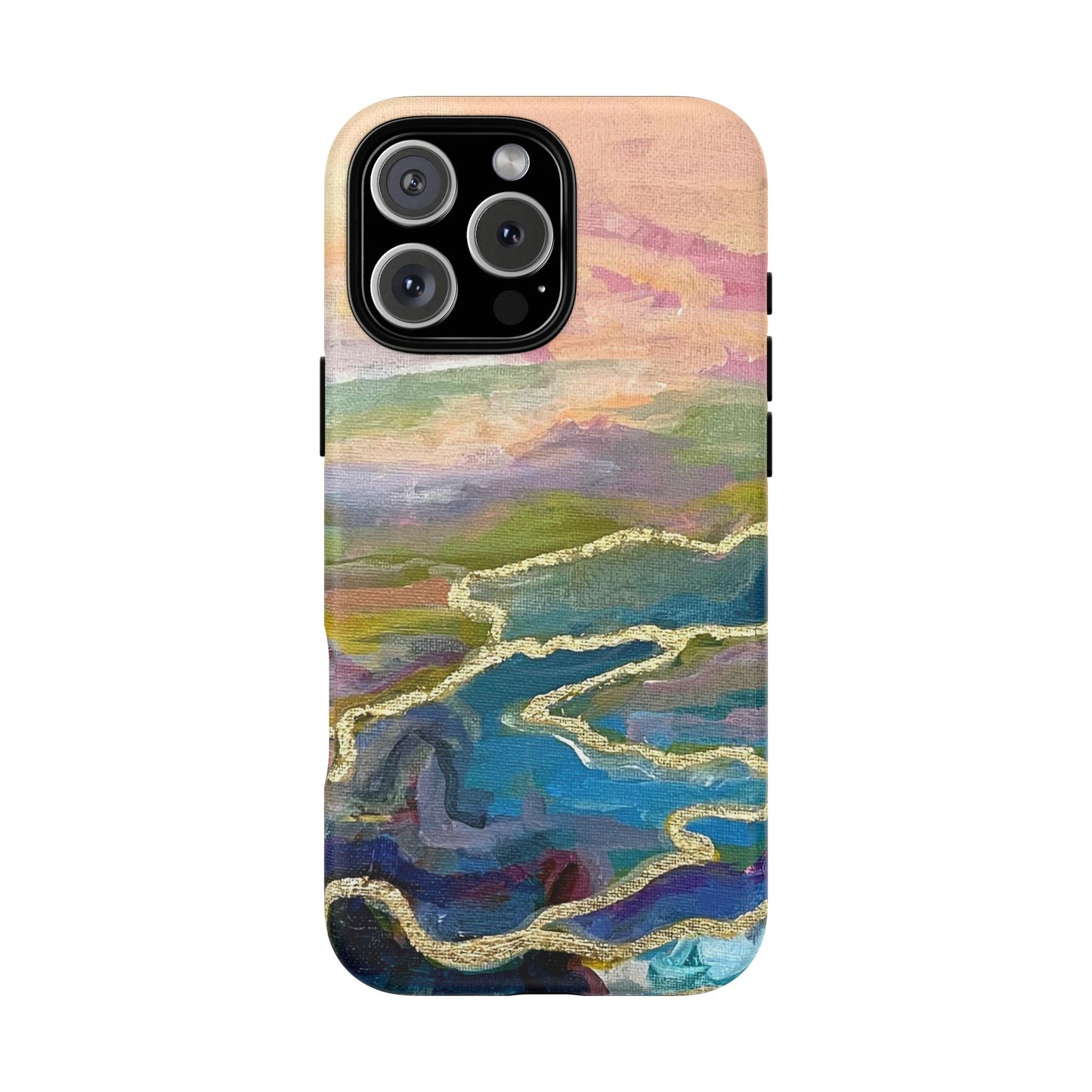 Tough Magnetic Cases - Impressionist Abstract Painted Canvas Design