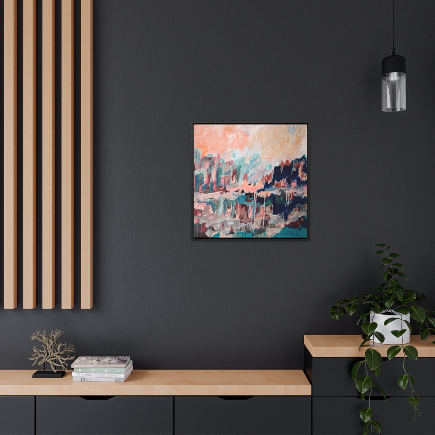framed canvas print | lost city