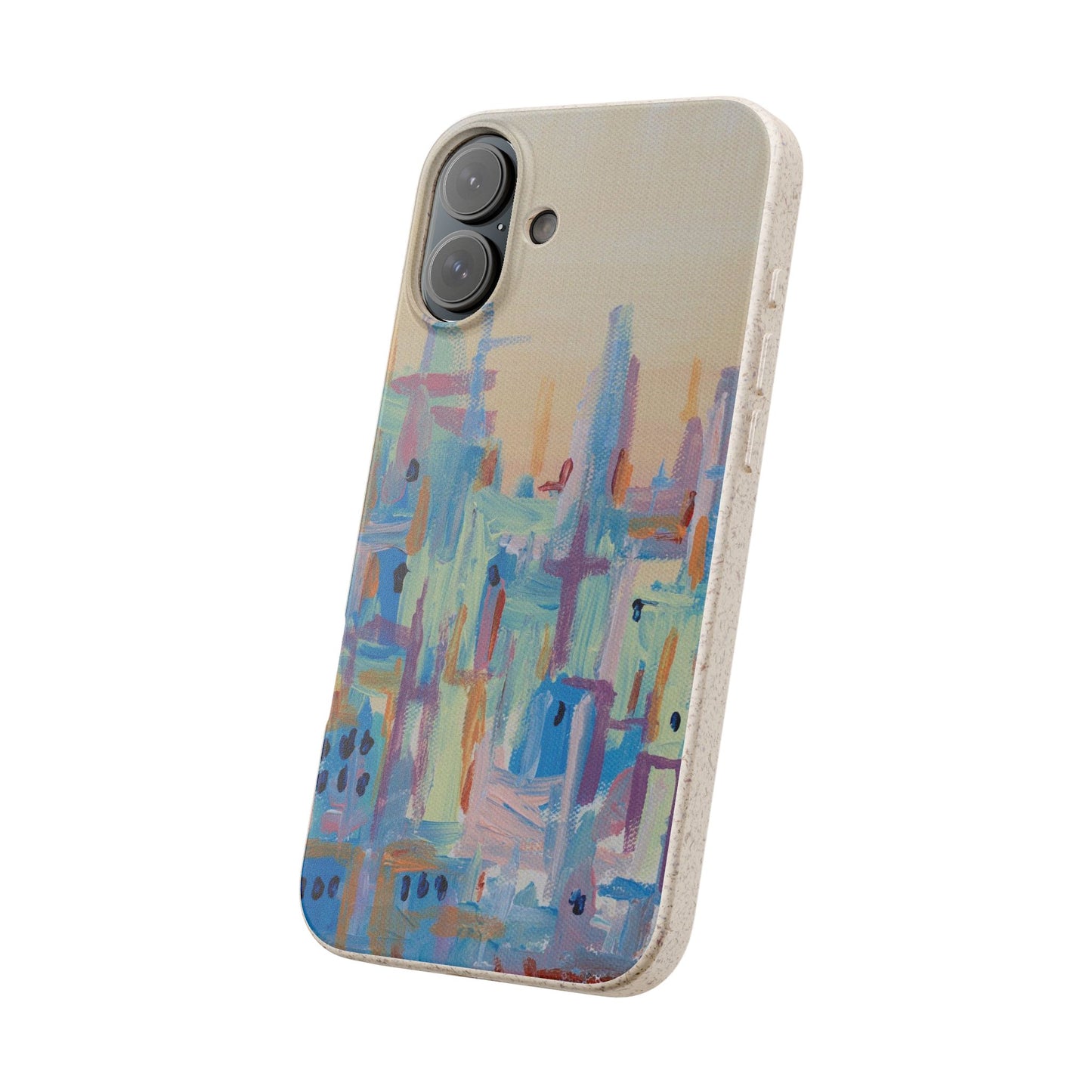 Biodegradable Phone Case - Pastel Abstract Impressionist Art