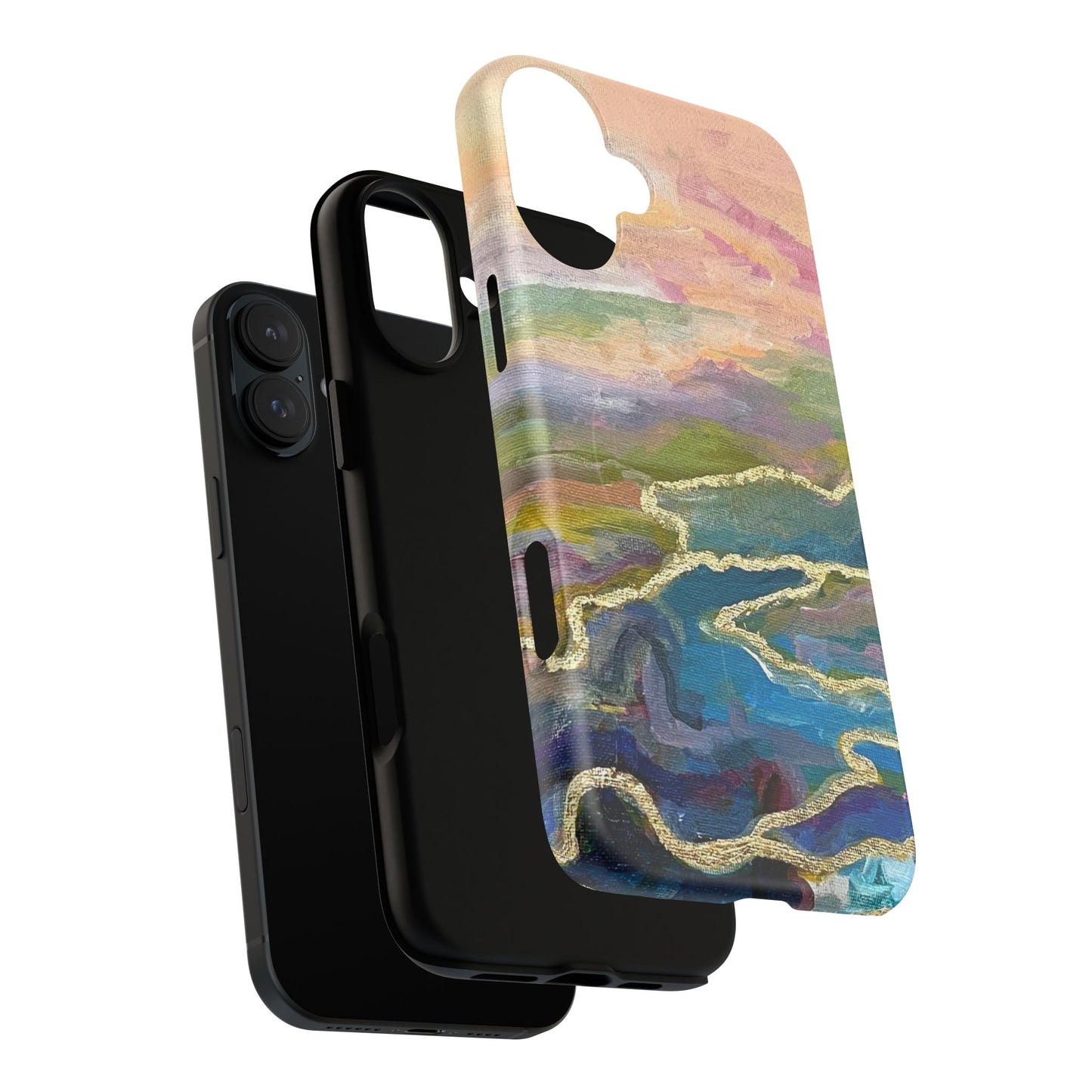 Tough Magnetic Cases - Impressionist Abstract Painted Canvas Design