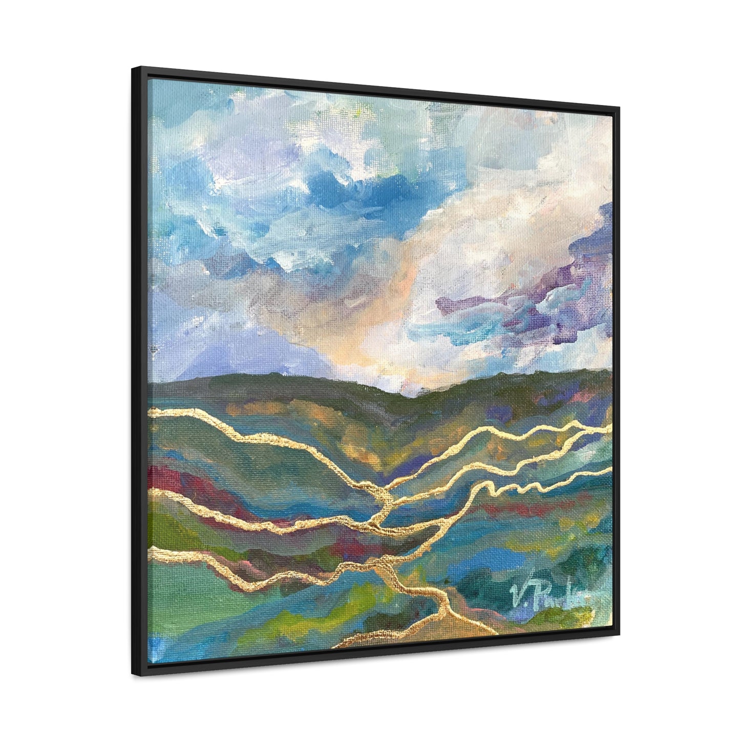 framed canvas print | ichor lands | valley rays
