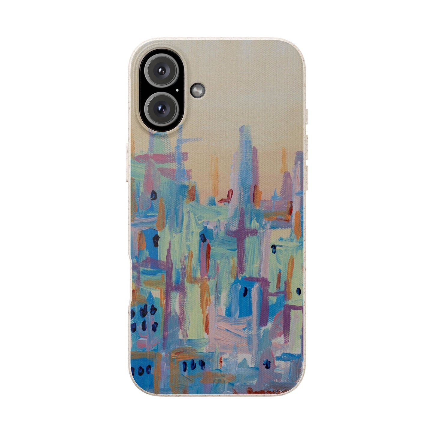 Biodegradable Phone Case - Pastel Abstract Impressionist Art