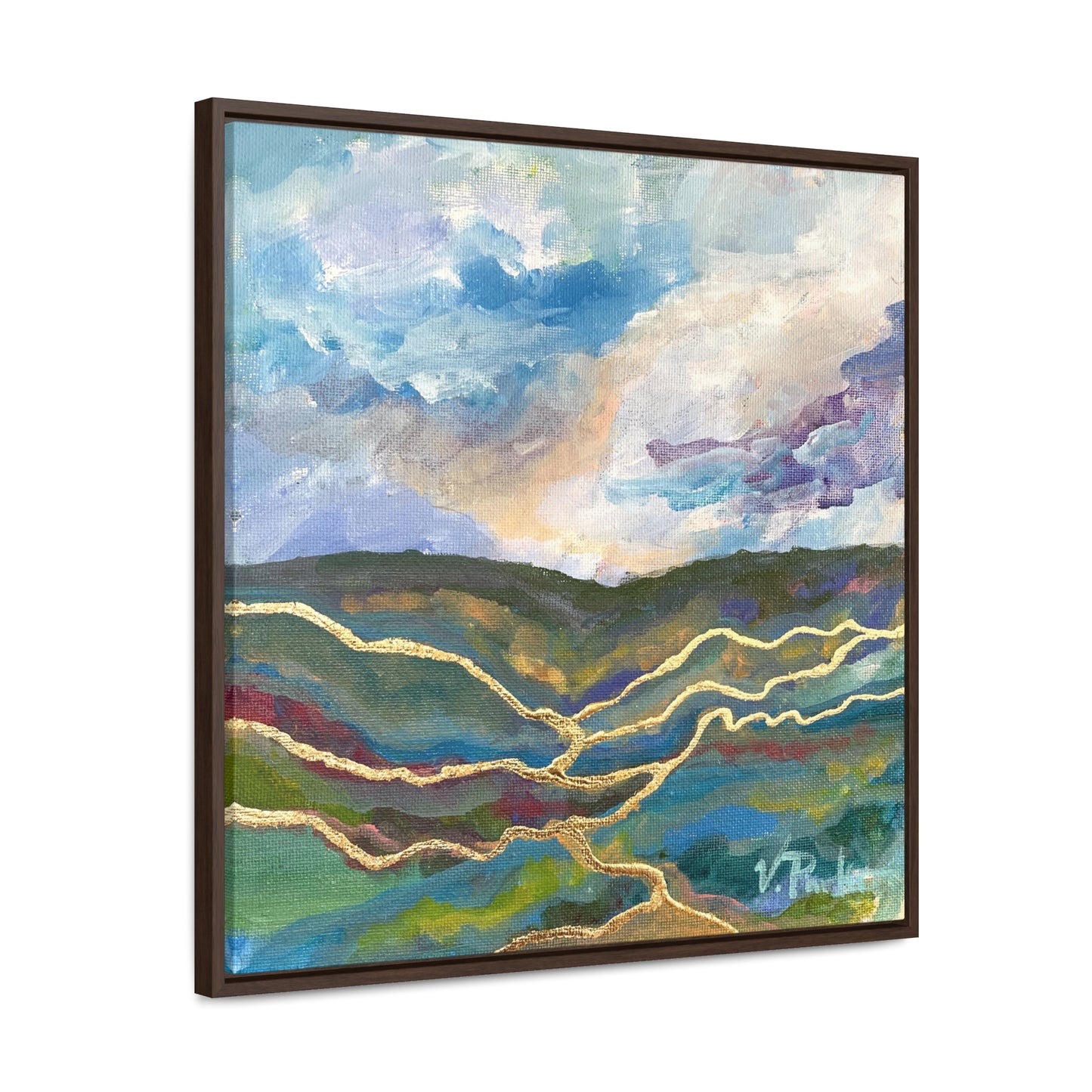 framed canvas print | ichor lands | valley rays