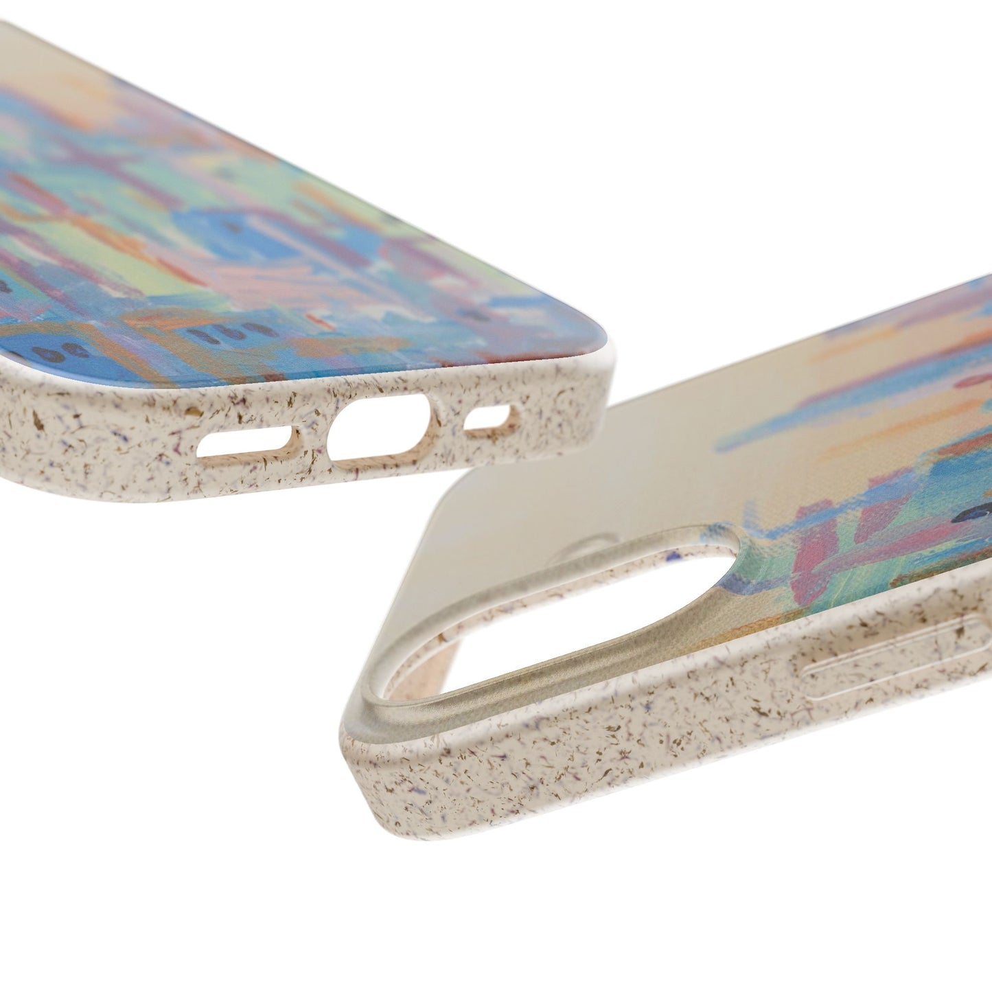Biodegradable Phone Case - Pastel Abstract Impressionist Art