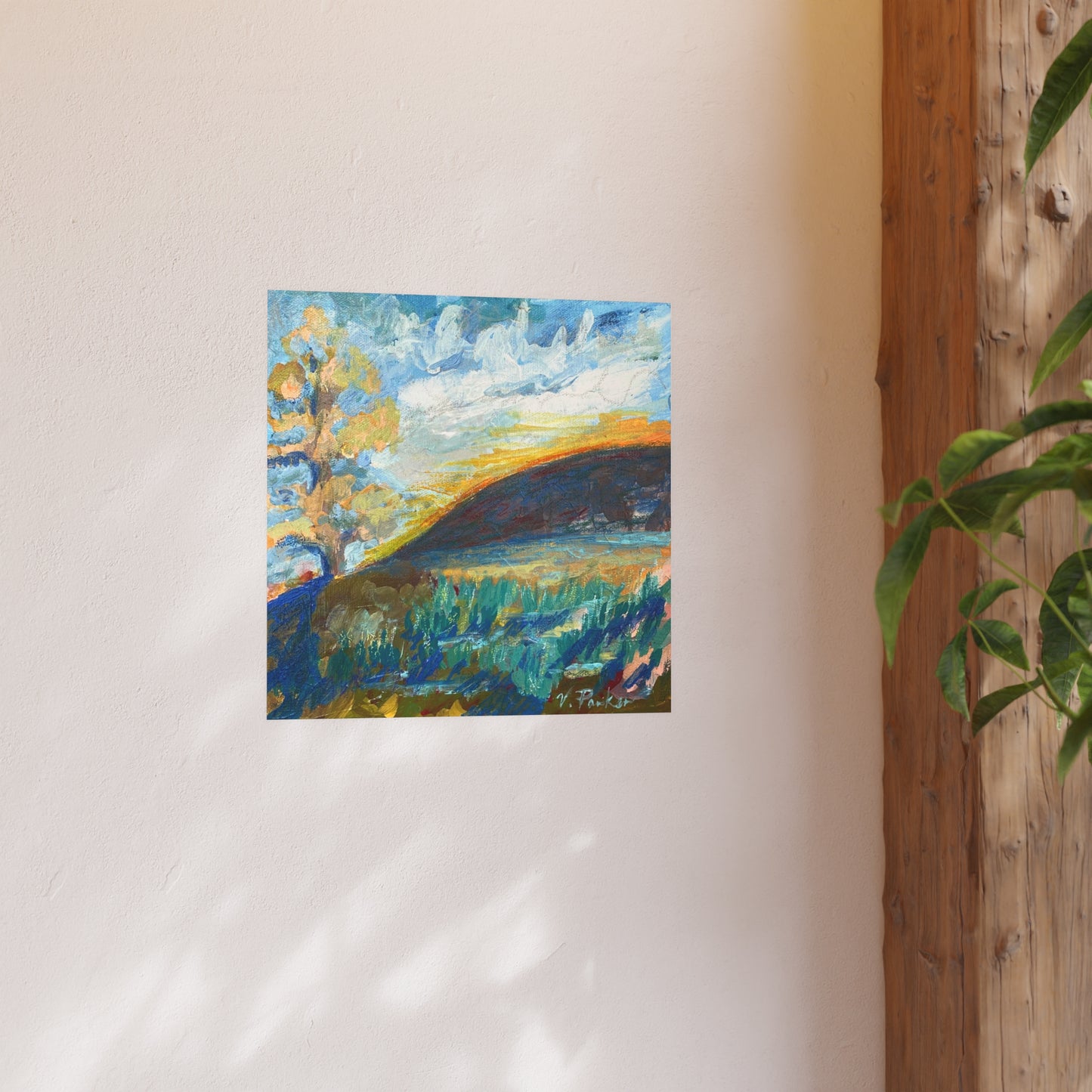 print | september sunset