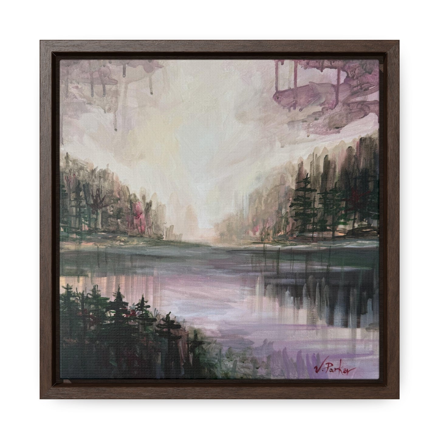 framed canvas print | a november in the ozarks