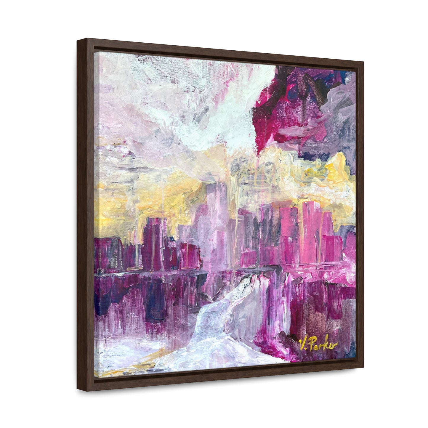 framed canvas print | melon cauliflower
