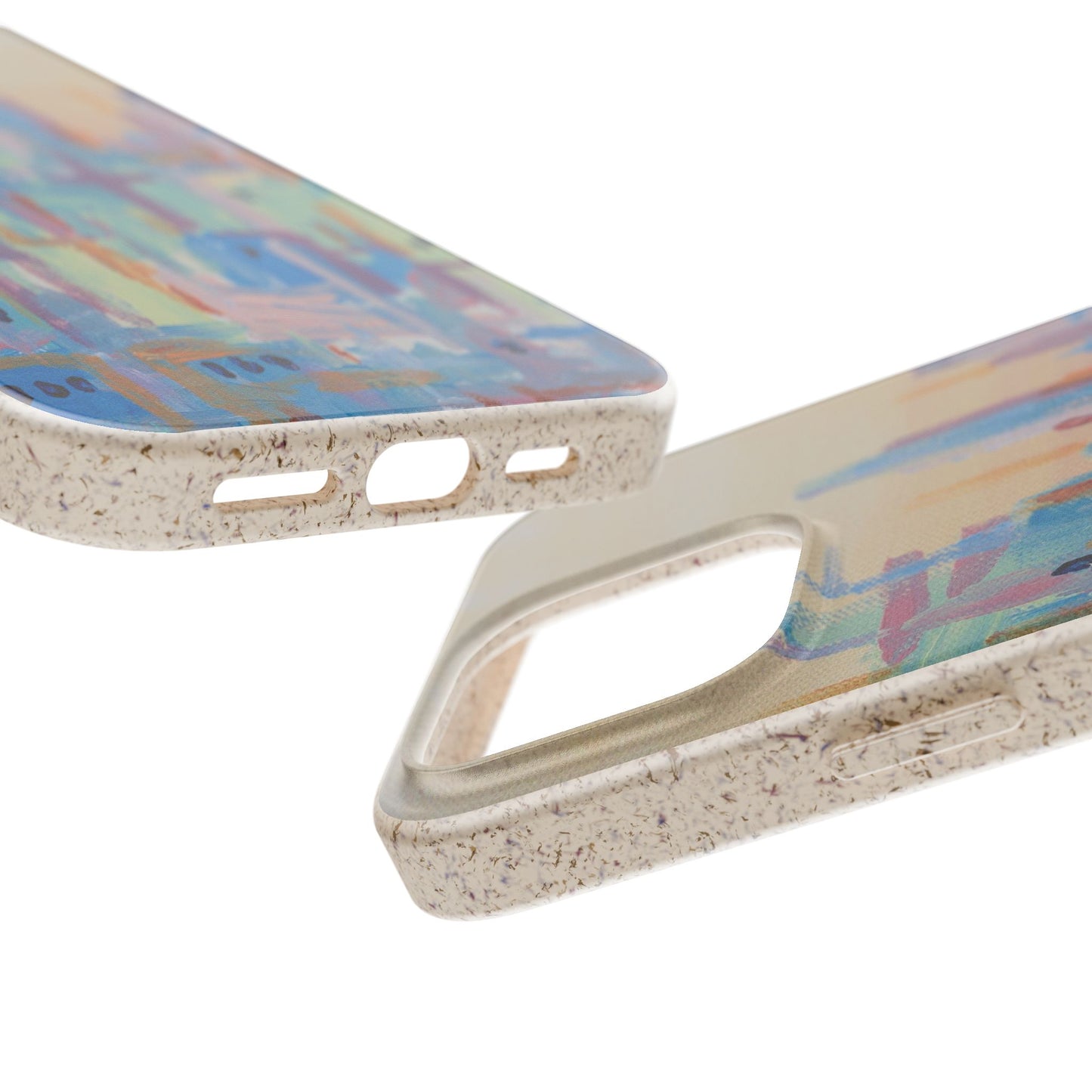 Biodegradable Phone Case - Pastel Abstract Impressionist Art