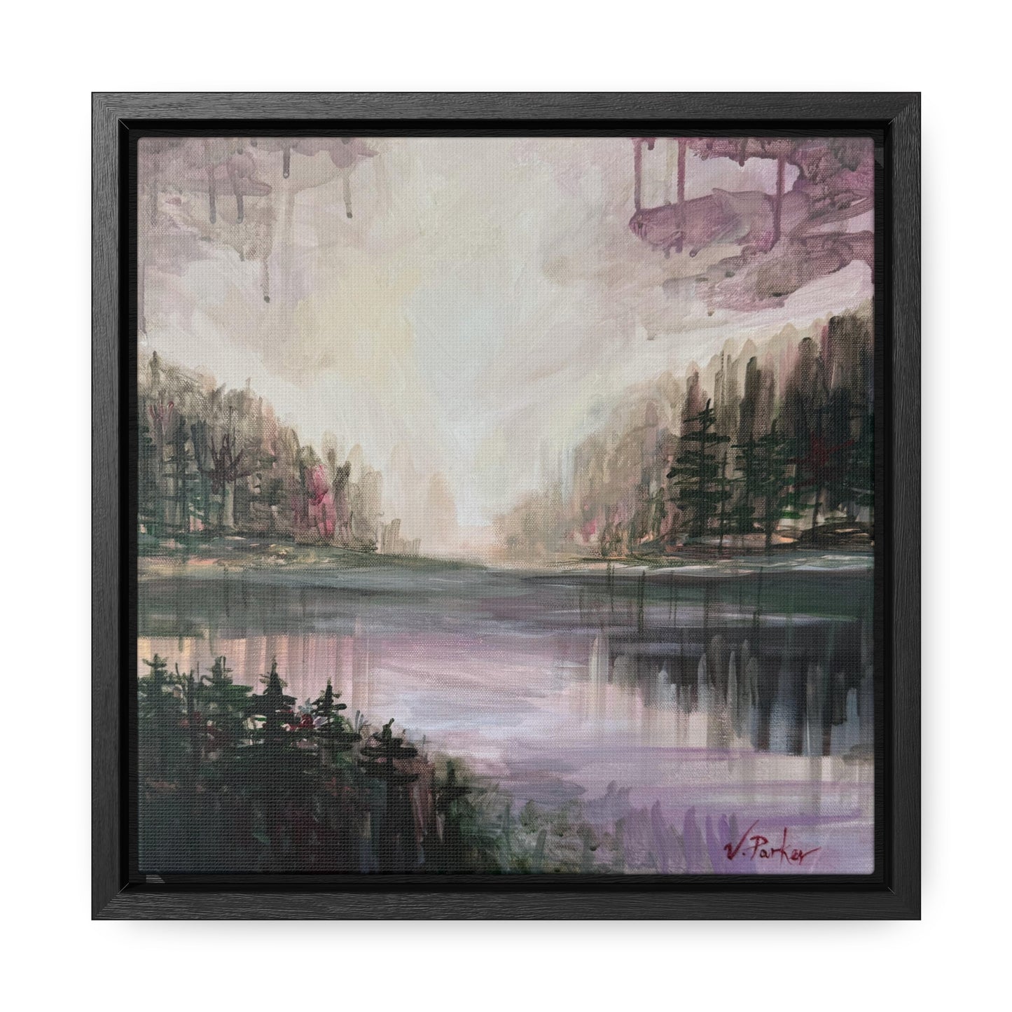 framed canvas print | a november in the ozarks