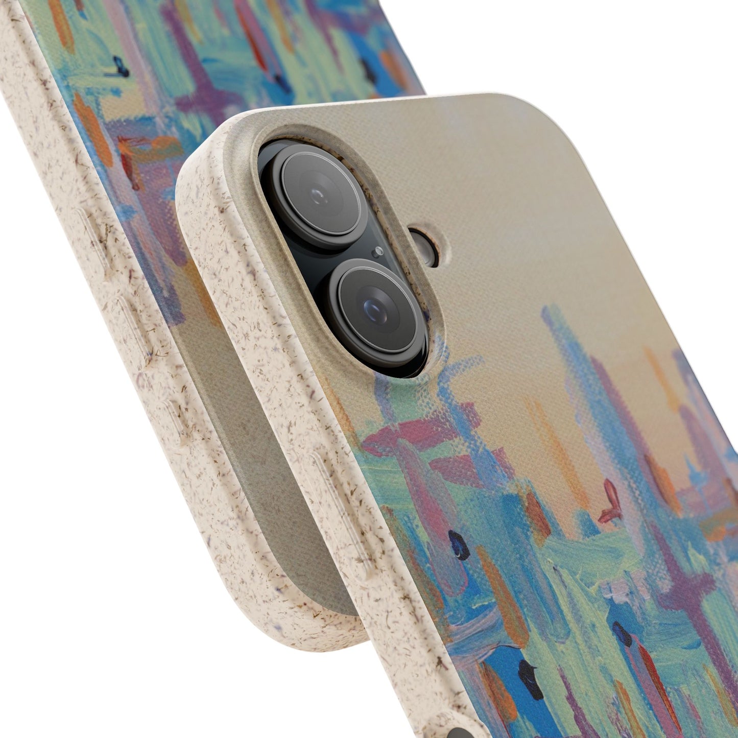 Biodegradable Phone Case - Pastel Abstract Impressionist Art