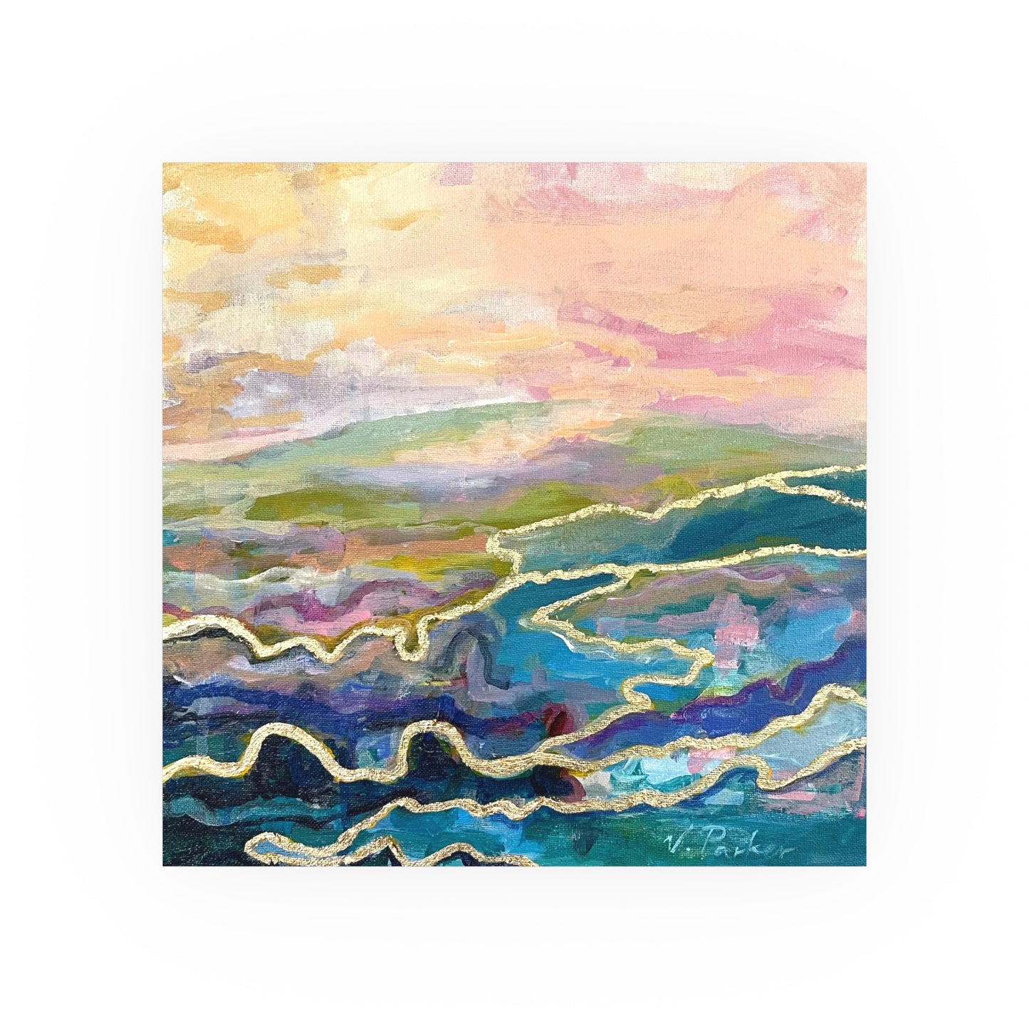 print | sherbet dawn