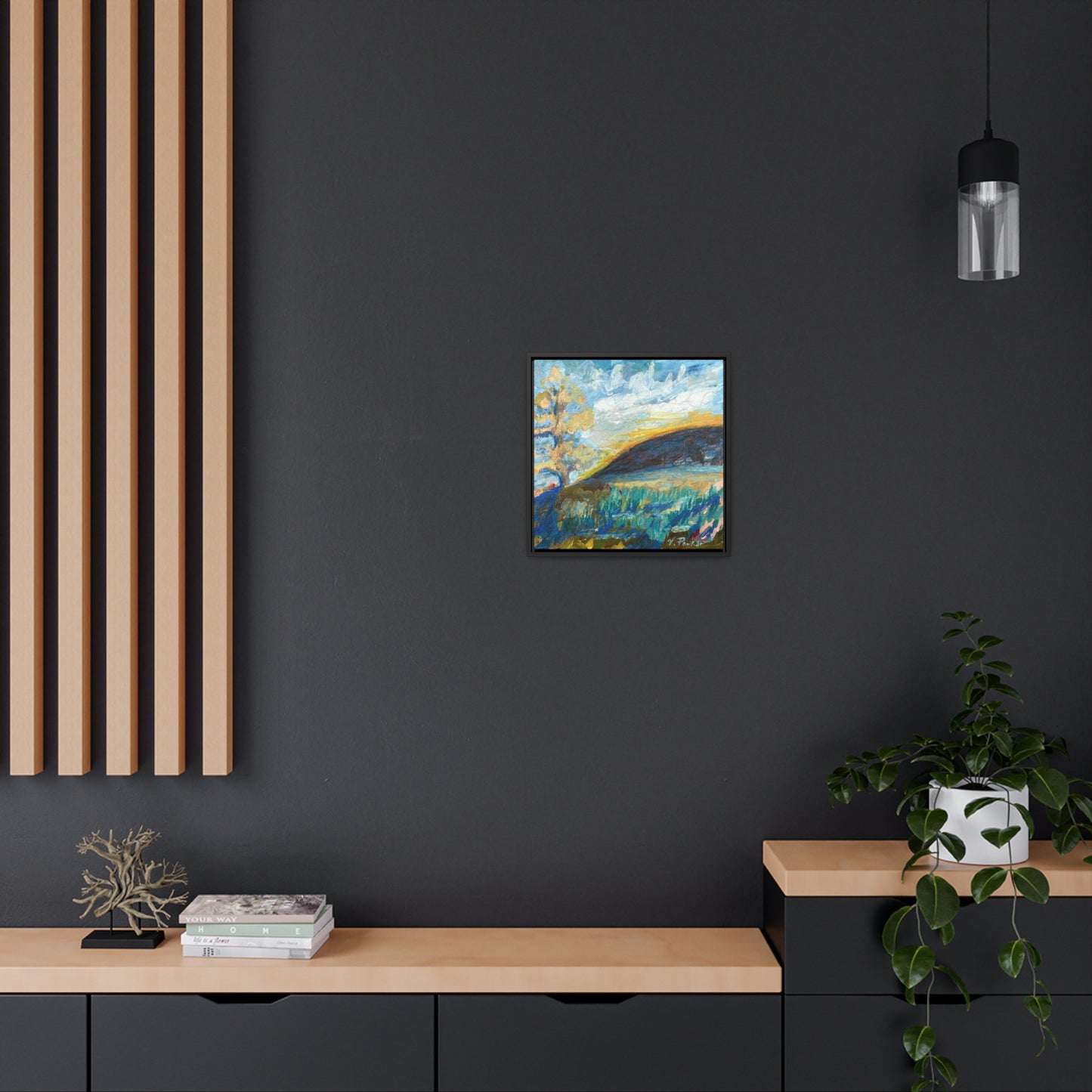 framed canvas print | september sunset