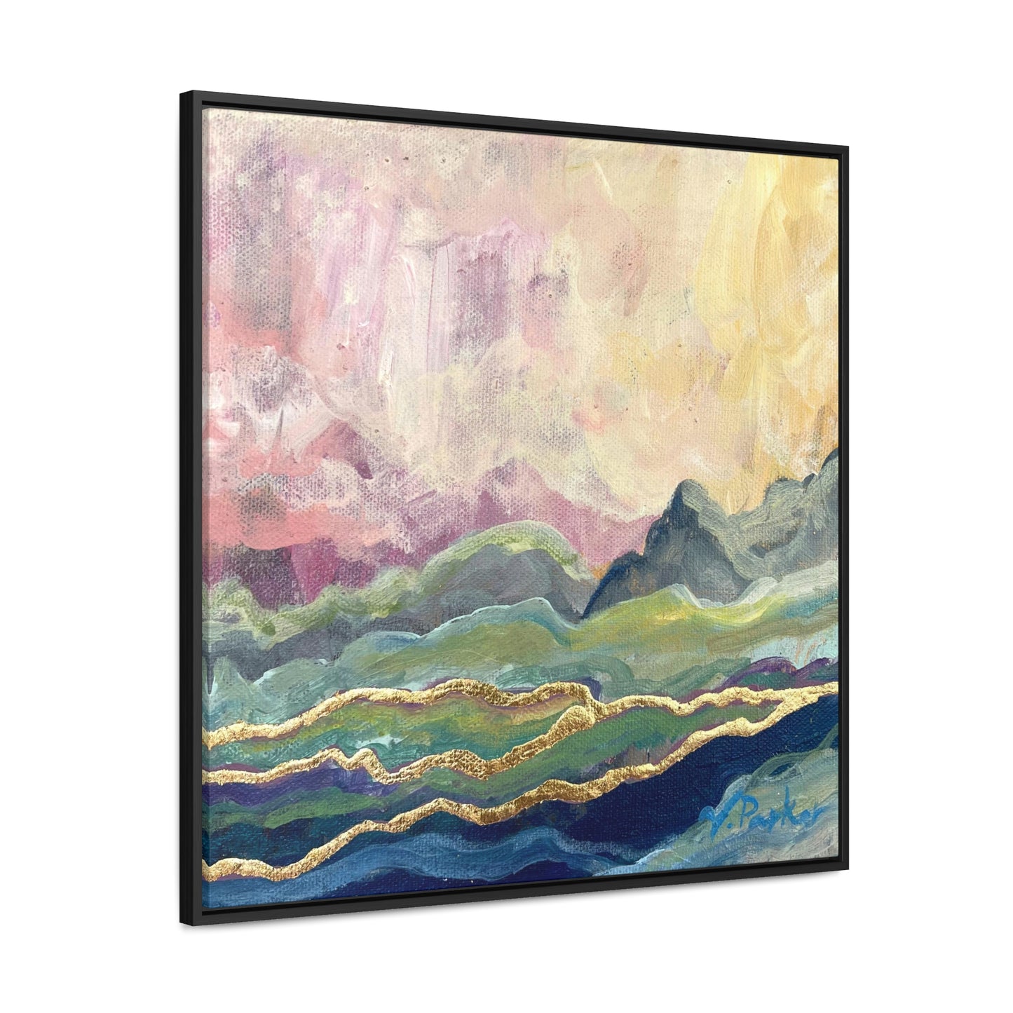 framed canvas print | ichor lands | tourmaline ice