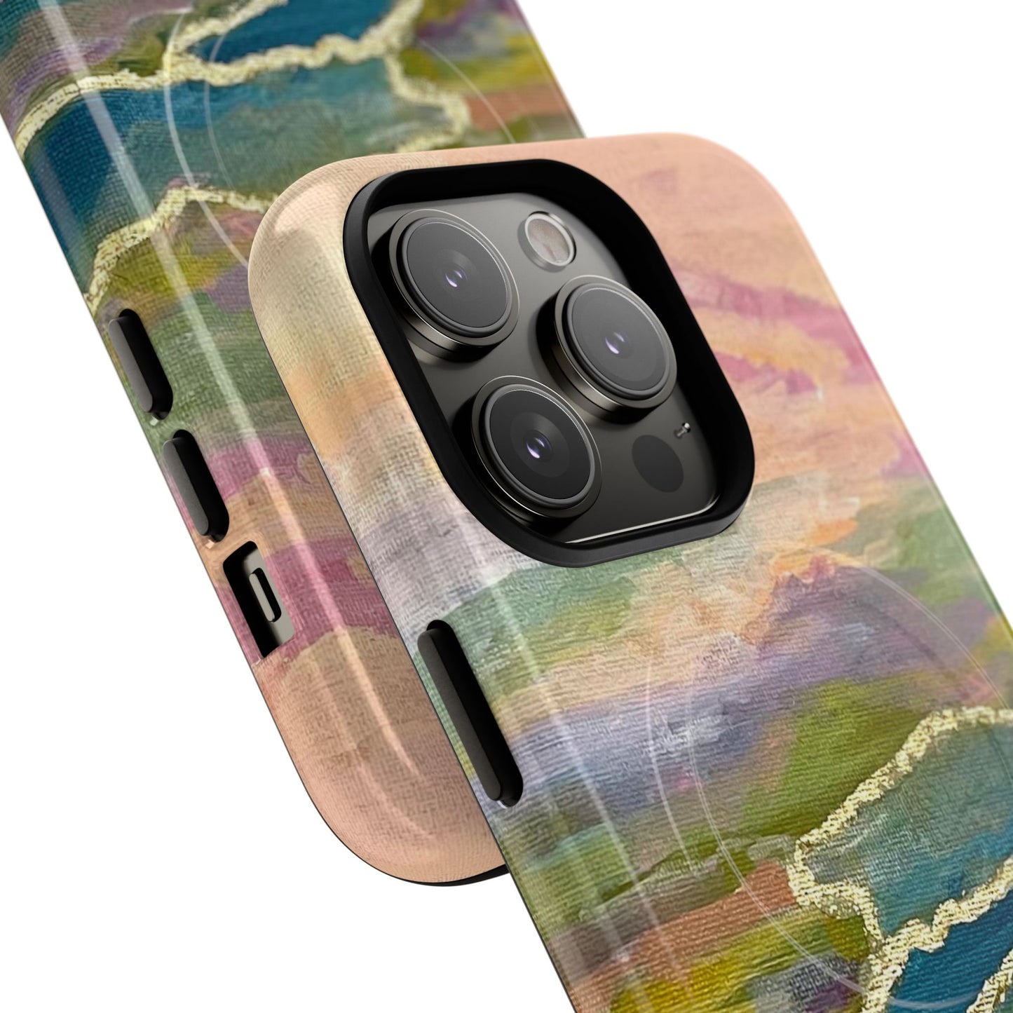 Tough Magnetic Cases - Impressionist Abstract Painted Canvas Design