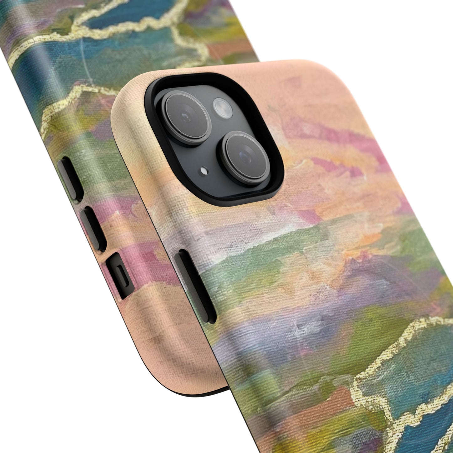 Tough Magnetic Cases - Impressionist Abstract Painted Canvas Design