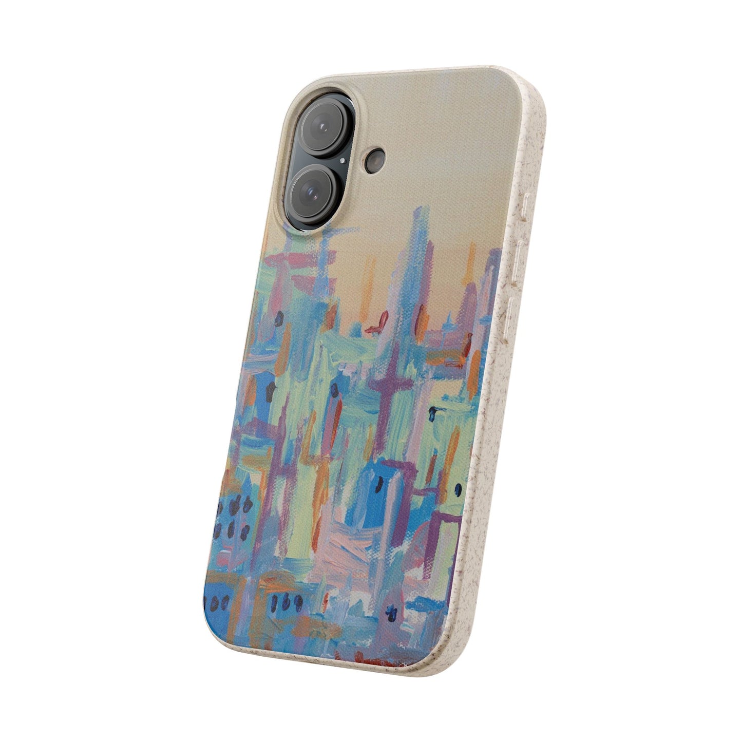 Biodegradable Phone Case - Pastel Abstract Impressionist Art