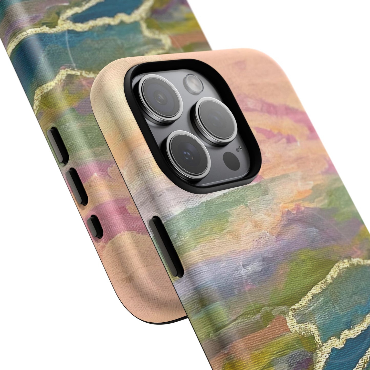 Tough Magnetic Cases - Impressionist Abstract Painted Canvas Design