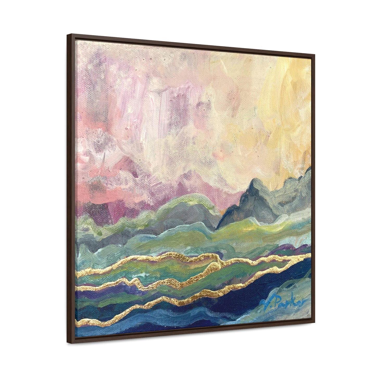 framed canvas print | ichor lands | tourmaline ice