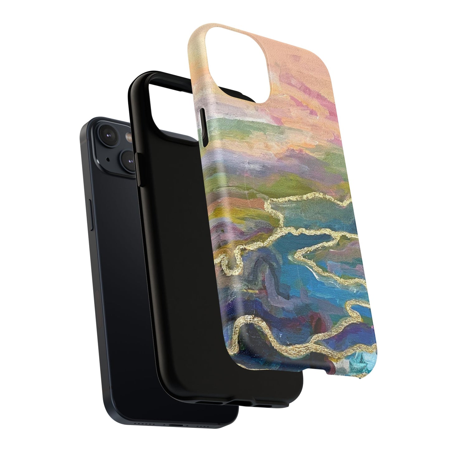 Tough Magnetic Cases - Impressionist Abstract Painted Canvas Design