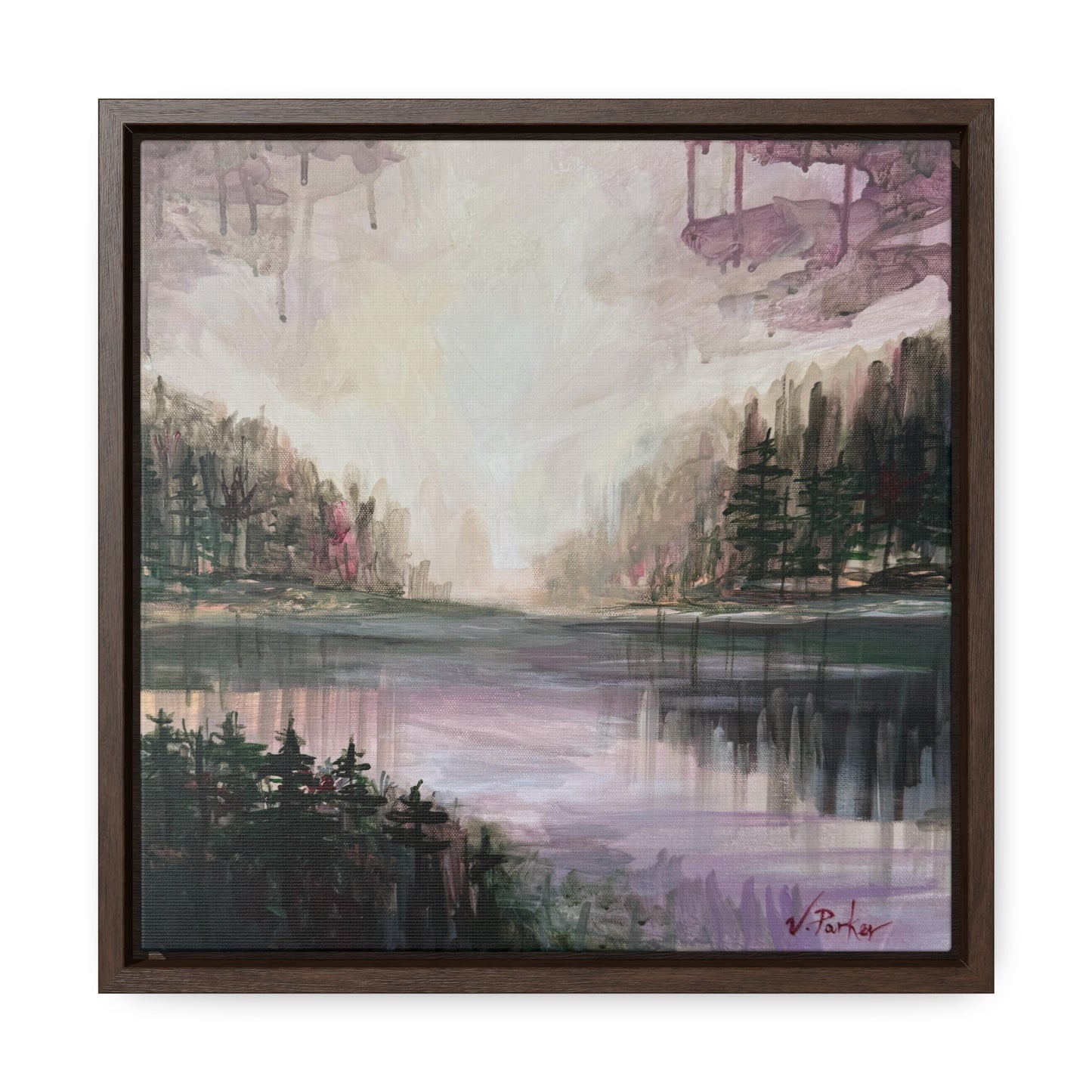 framed canvas print | a november in the ozarks